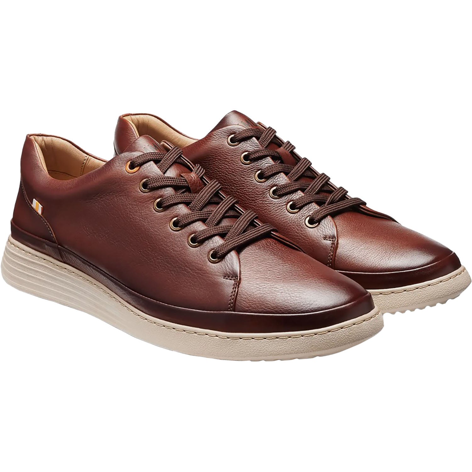 Mens Samuel hubbard Samuel Hubbard Featherlight Fast Men's Lace Up Shoes Cognac Leather Cognac Leather
