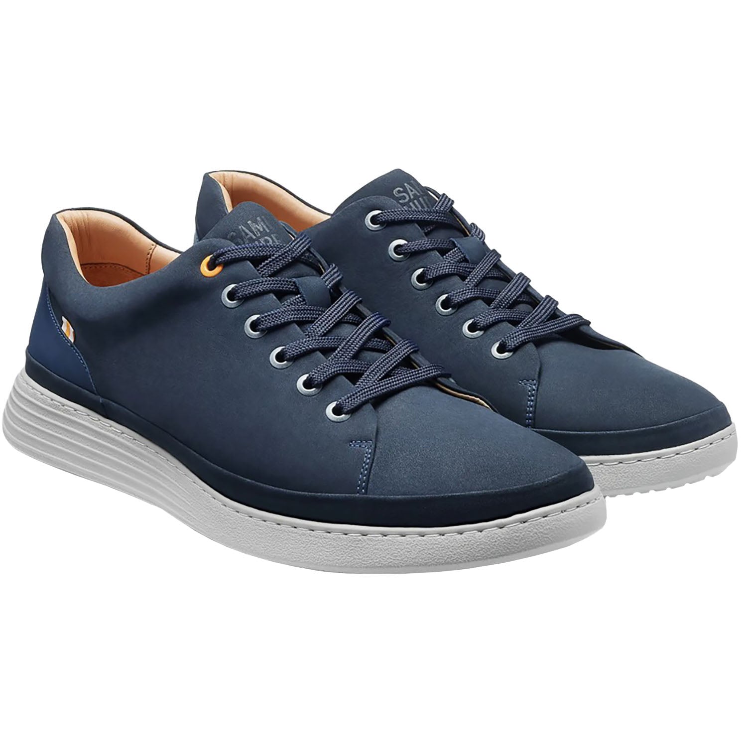 Mens Samuel hubbard Samuel Hubbard Featherlight Fast Men's Lace Up Shoes Navy Nubuck Navy Nubuck