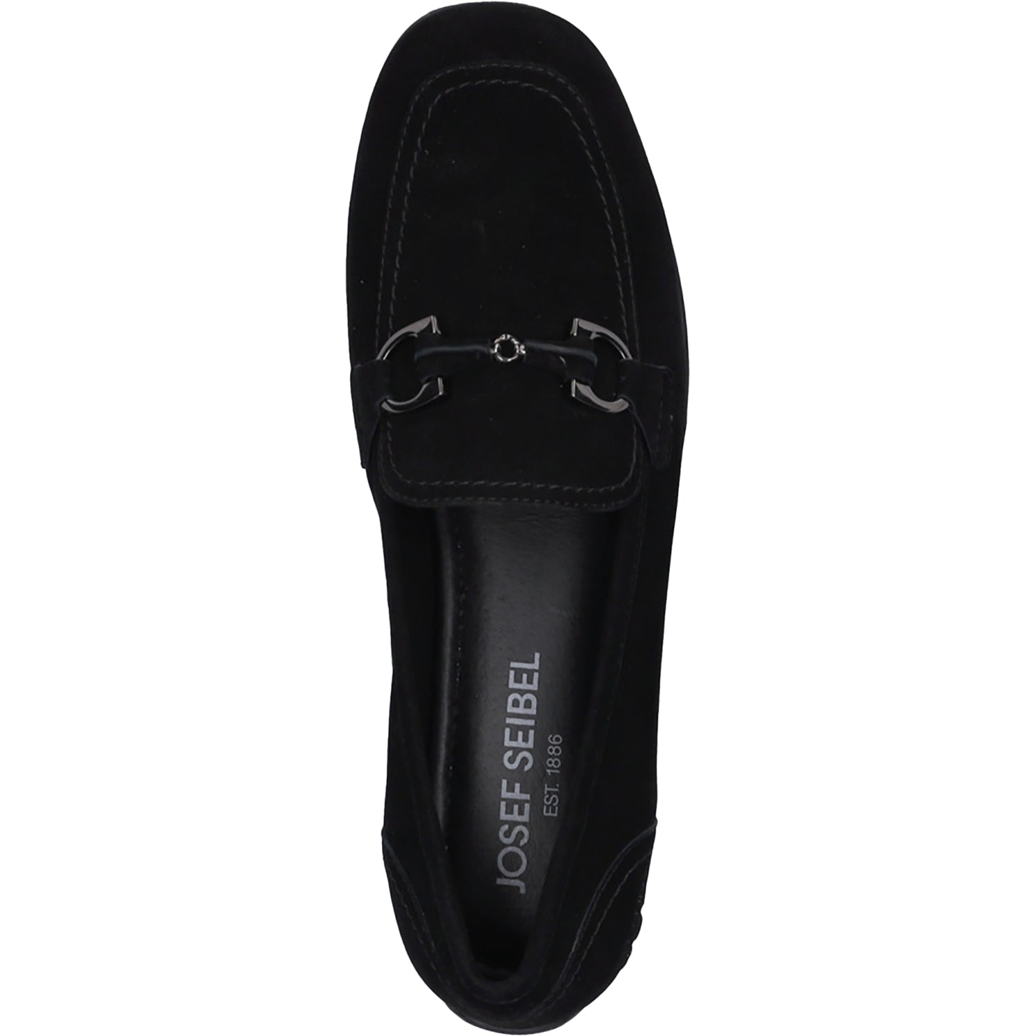 Womens Josef seibel Josef Seibel Fenja 34 Women's Dress Flats Black Suede Black Suede