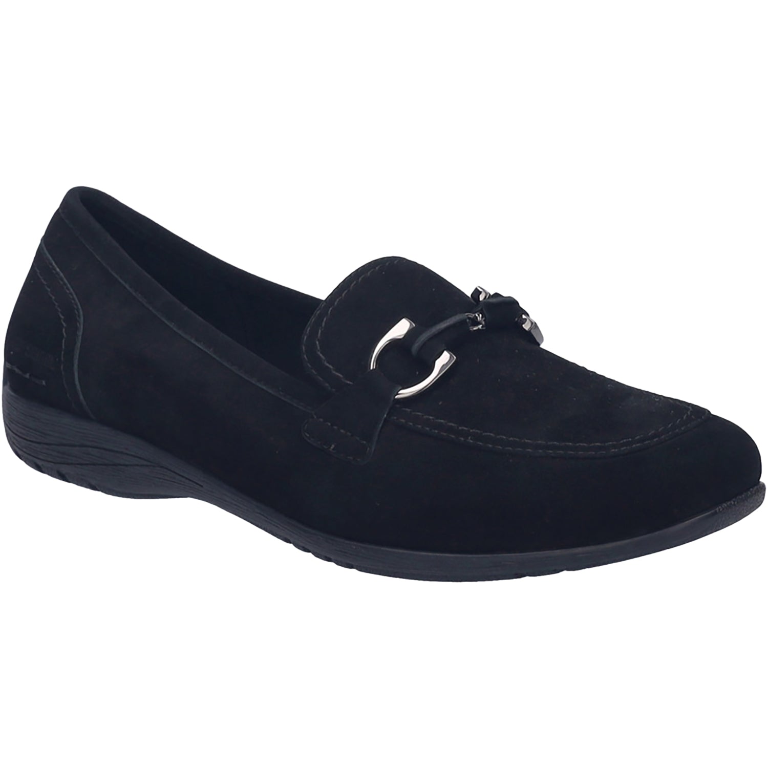 Womens Josef seibel Josef Seibel Fenja 34 Women's Dress Flats Black Suede Black Suede