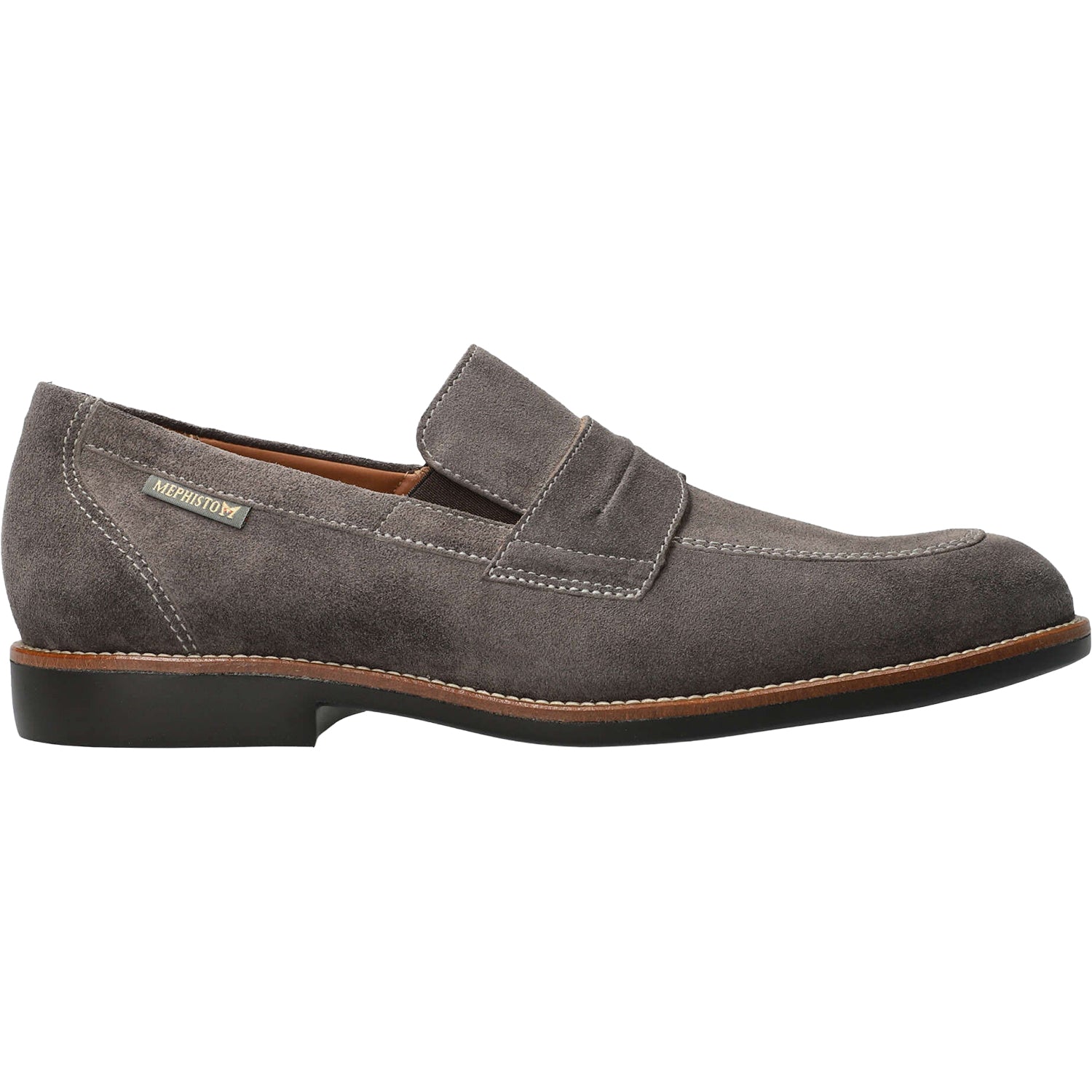Mens Mephisto Mephisto Fergus Velsport Men's Dress Shoes Graphite Graphite