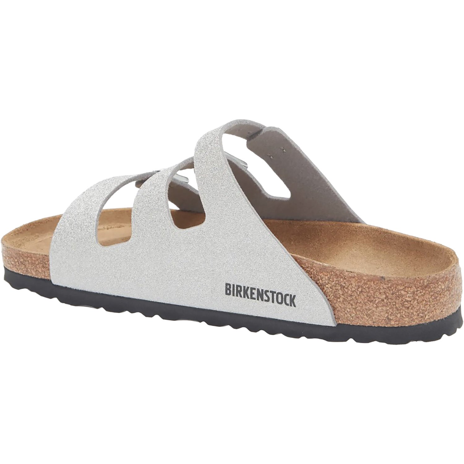 Womens Birkenstock Birkenstock Florida Women's Sandals Shiny Glitter Silver Shiny Glitter Silver