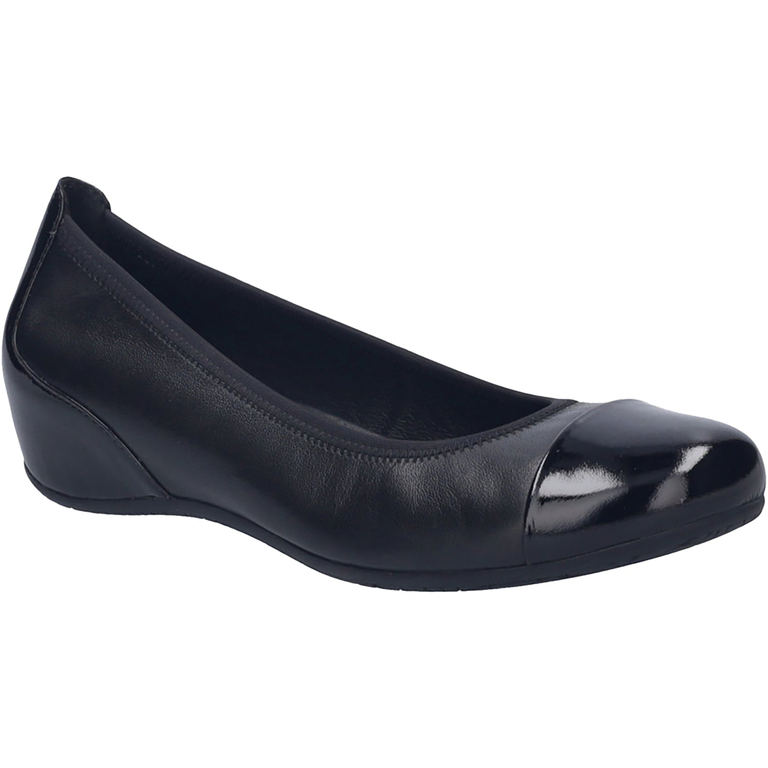 black dress flats women Josef Seibel Women's Florina 01 Flat Black Patent 37