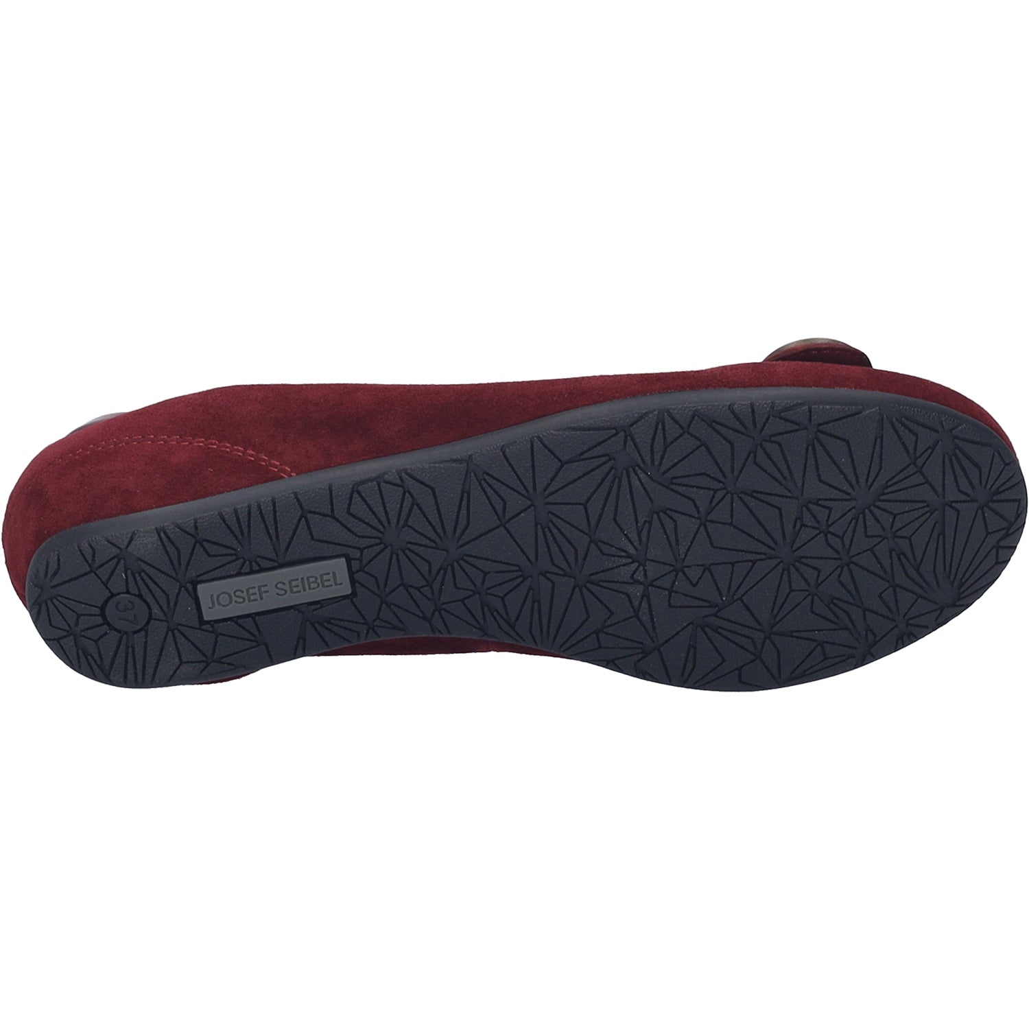 Womens Josef seibel Josef Seibel Florina 06 Women's Dress Flats Bordo Suede Bordo Suede