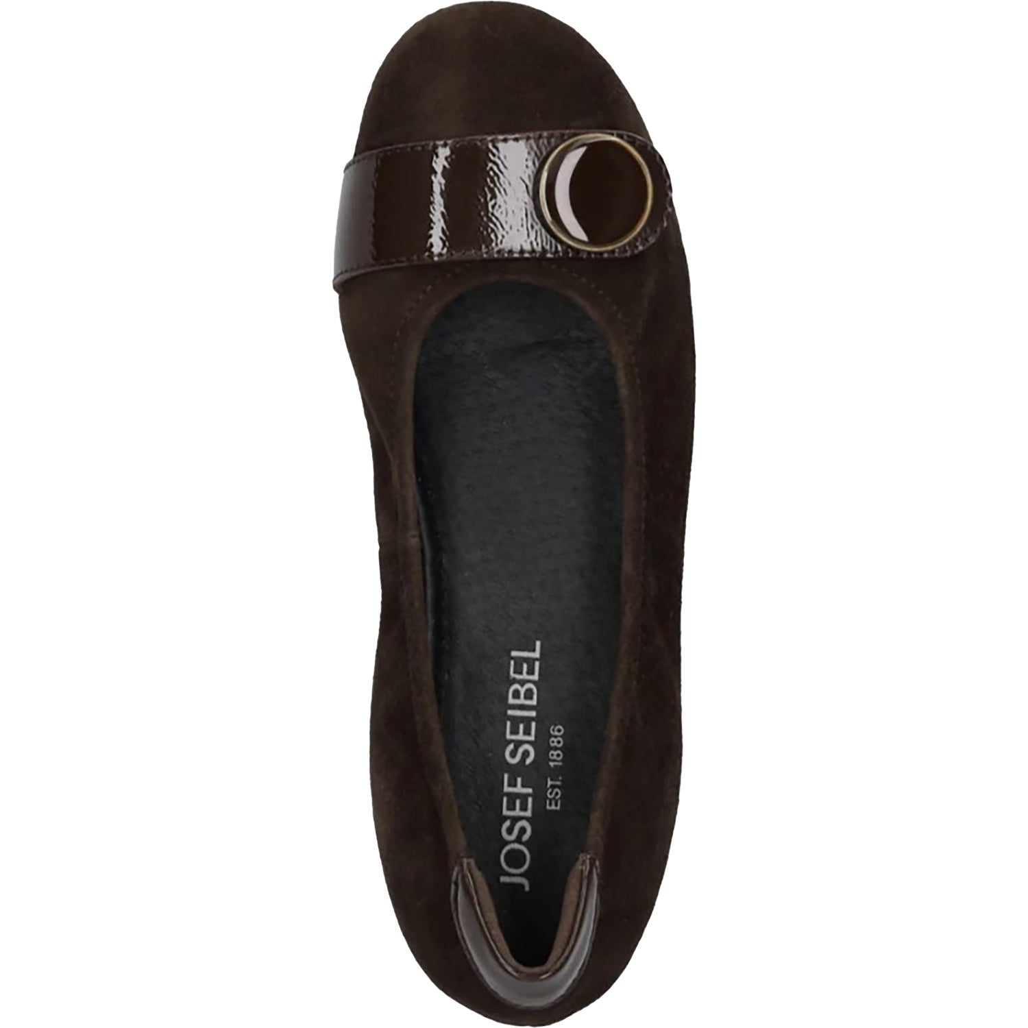Womens Josef seibel Josef Seibel Florina 06 Women's Dress Flats Cognac Suede Cognac Suede