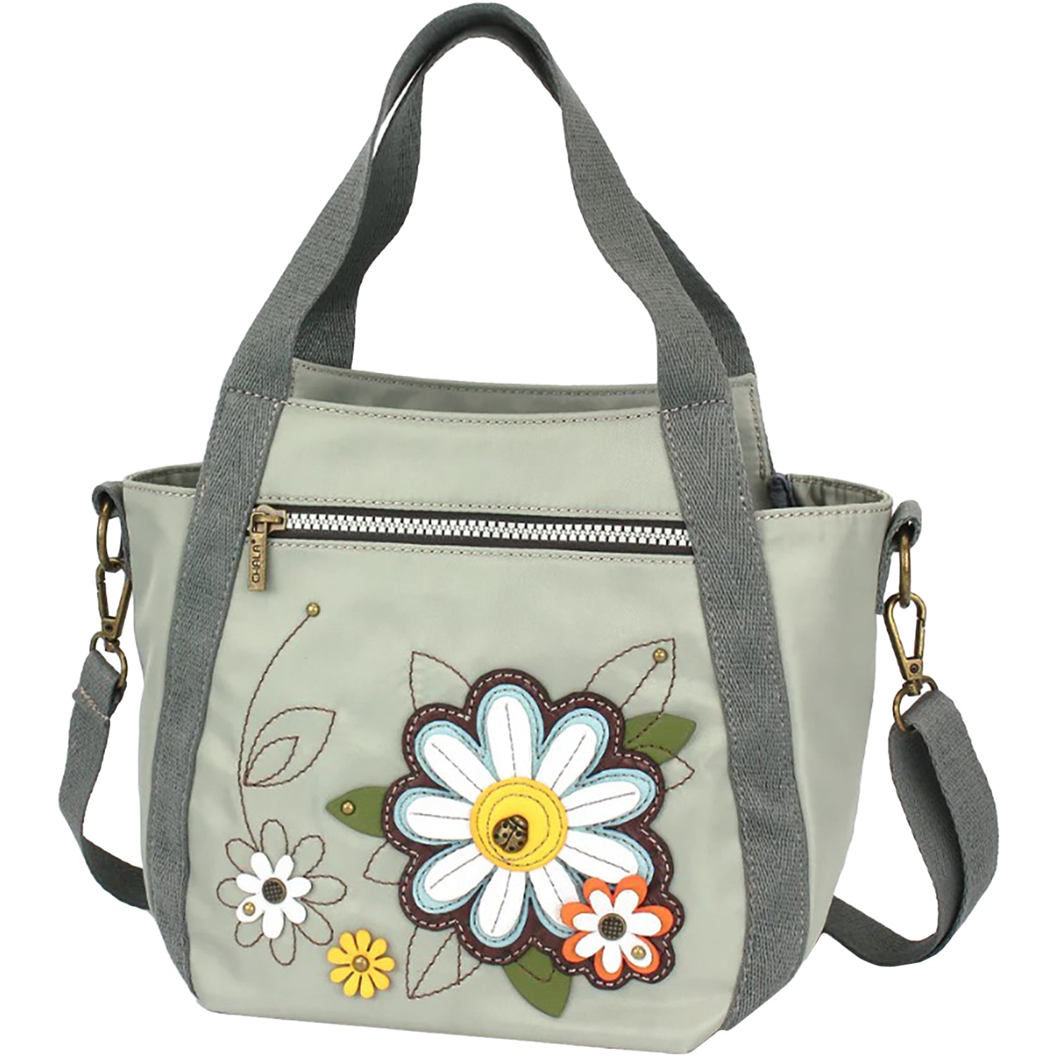 Womens Chala Chala Flower Venture Mini Carryall Handbag Sage Sage
