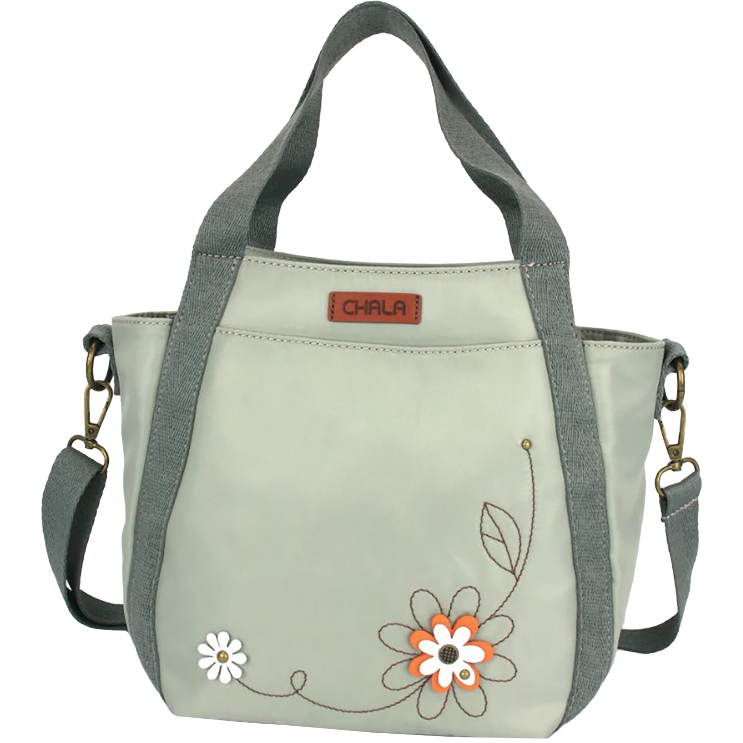 Womens Chala Chala Flower Venture Mini Carryall Handbag Sage Sage