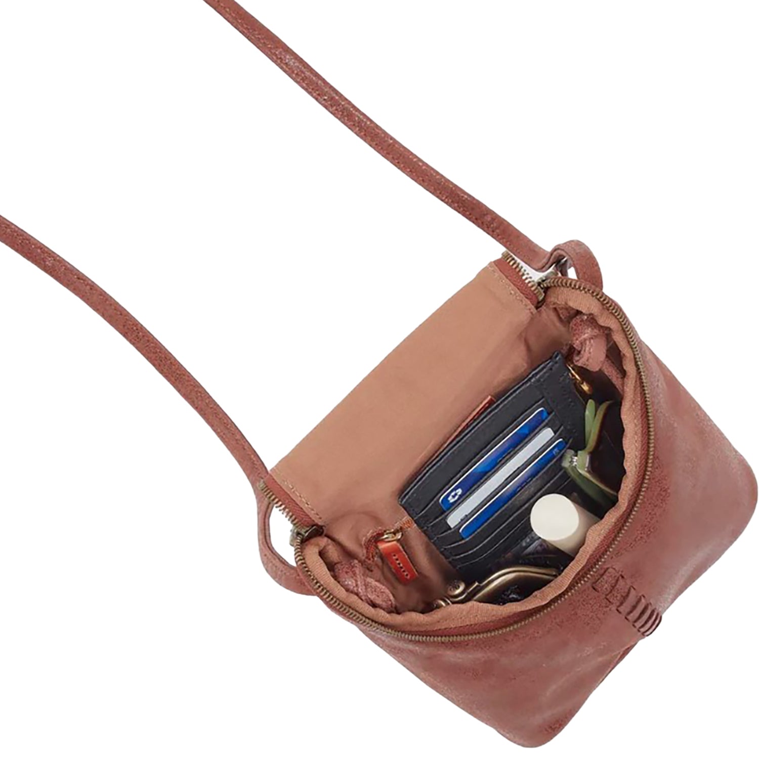 Womens Hobo Hobo Fern Crossbody Buffed Burnished Saddle Buffed Burnished Saddle