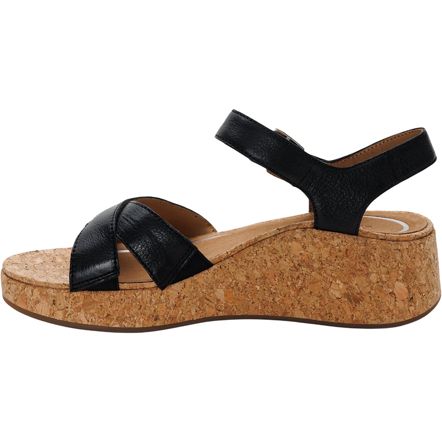 Womens Aetrex Aetrex Flora Women's Wedge Sandals Black Black