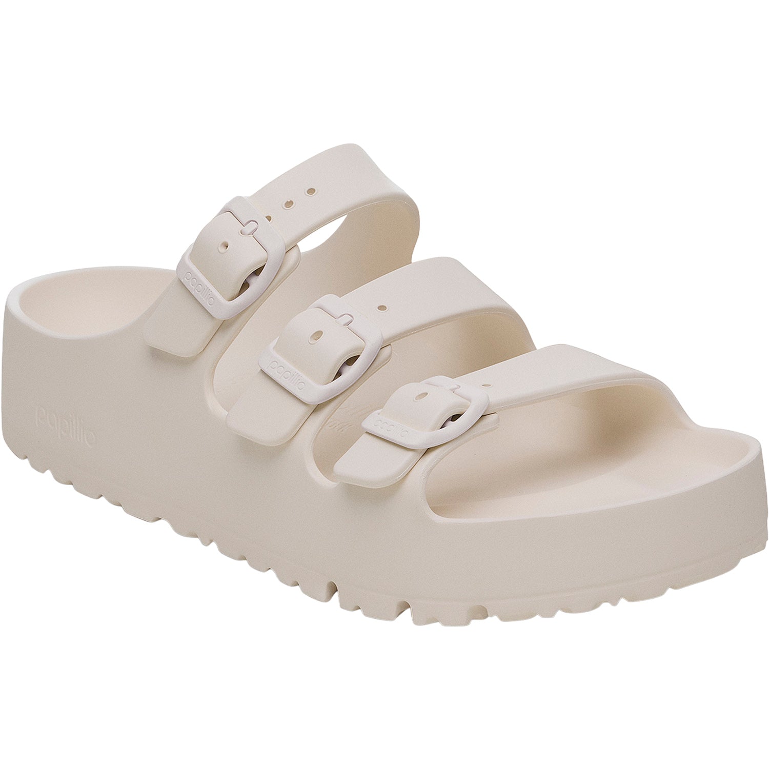 Womens Birkenstock Birkenstock Florida III Flex Platform Women's Sandals Eggshell Eggshell
