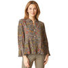 Womens Habitat Habitat Flounce Shirt English Garden Women's Long Sleeve Top Olive Olive