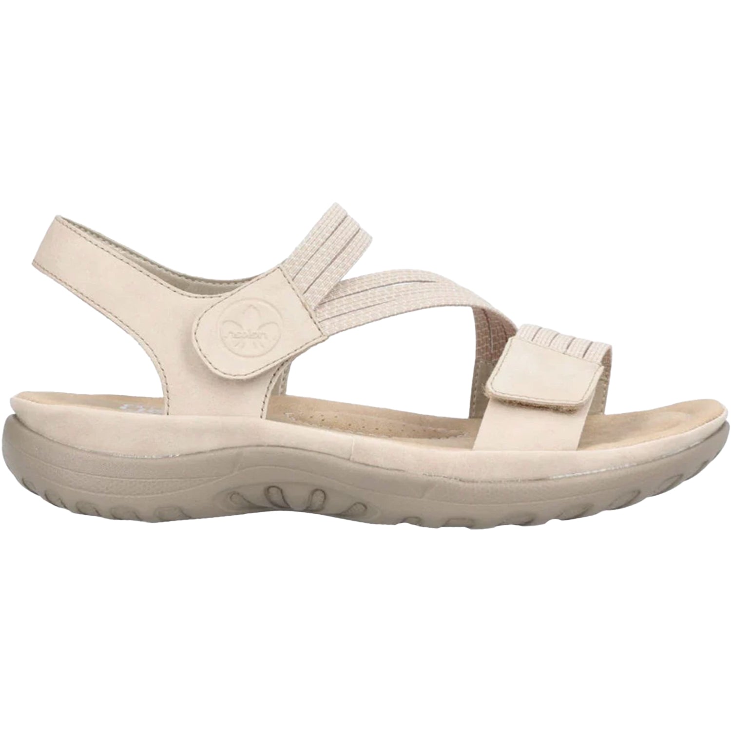 Womens Rieker Rieker 64870-62 Franja Women's Active Sandals Ginger/Cliff/Weiss Ginger/Cliff/Weiss