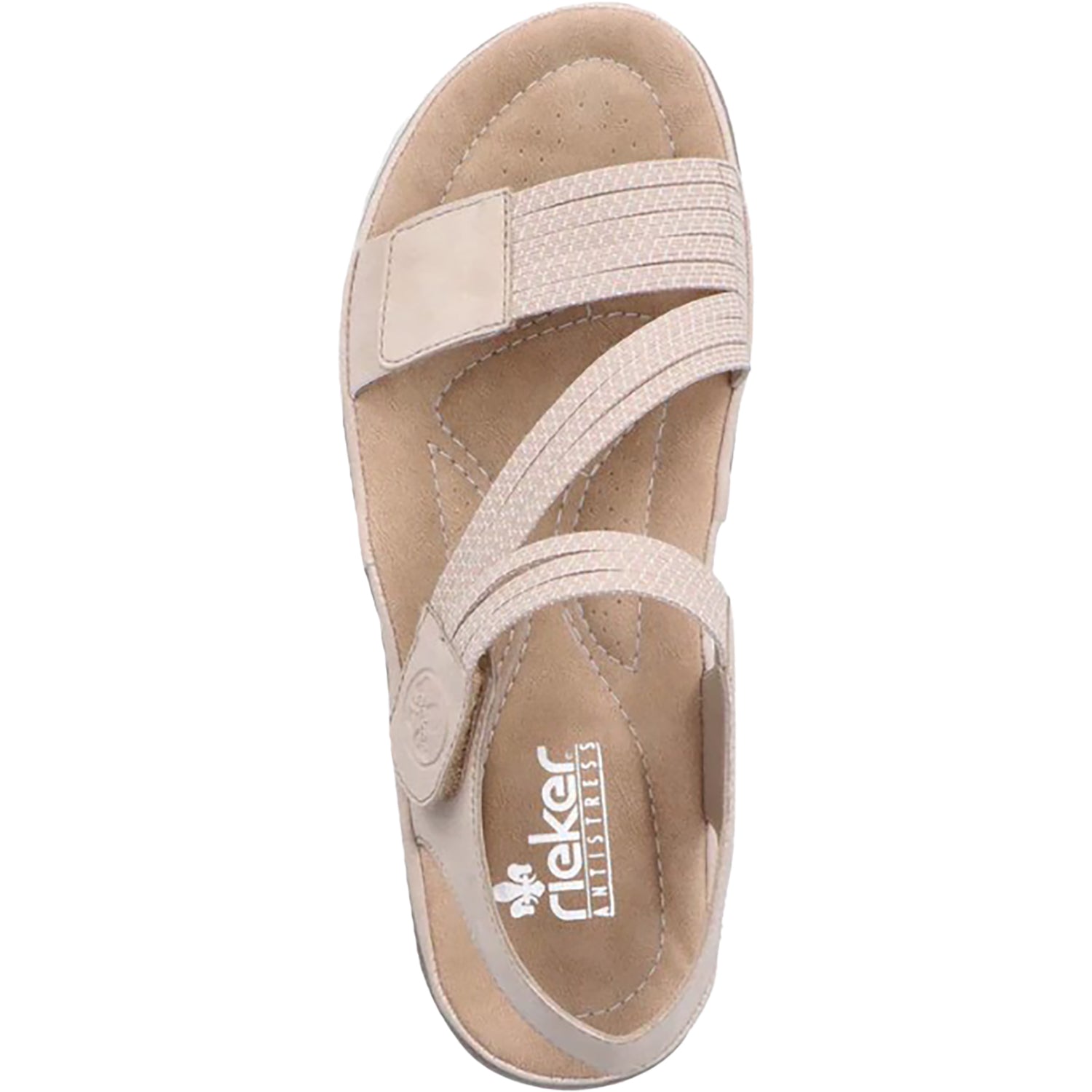 Womens Rieker Rieker 64870-62 Franja Women's Active Sandals Ginger/Cliff/Weiss Ginger/Cliff/Weiss