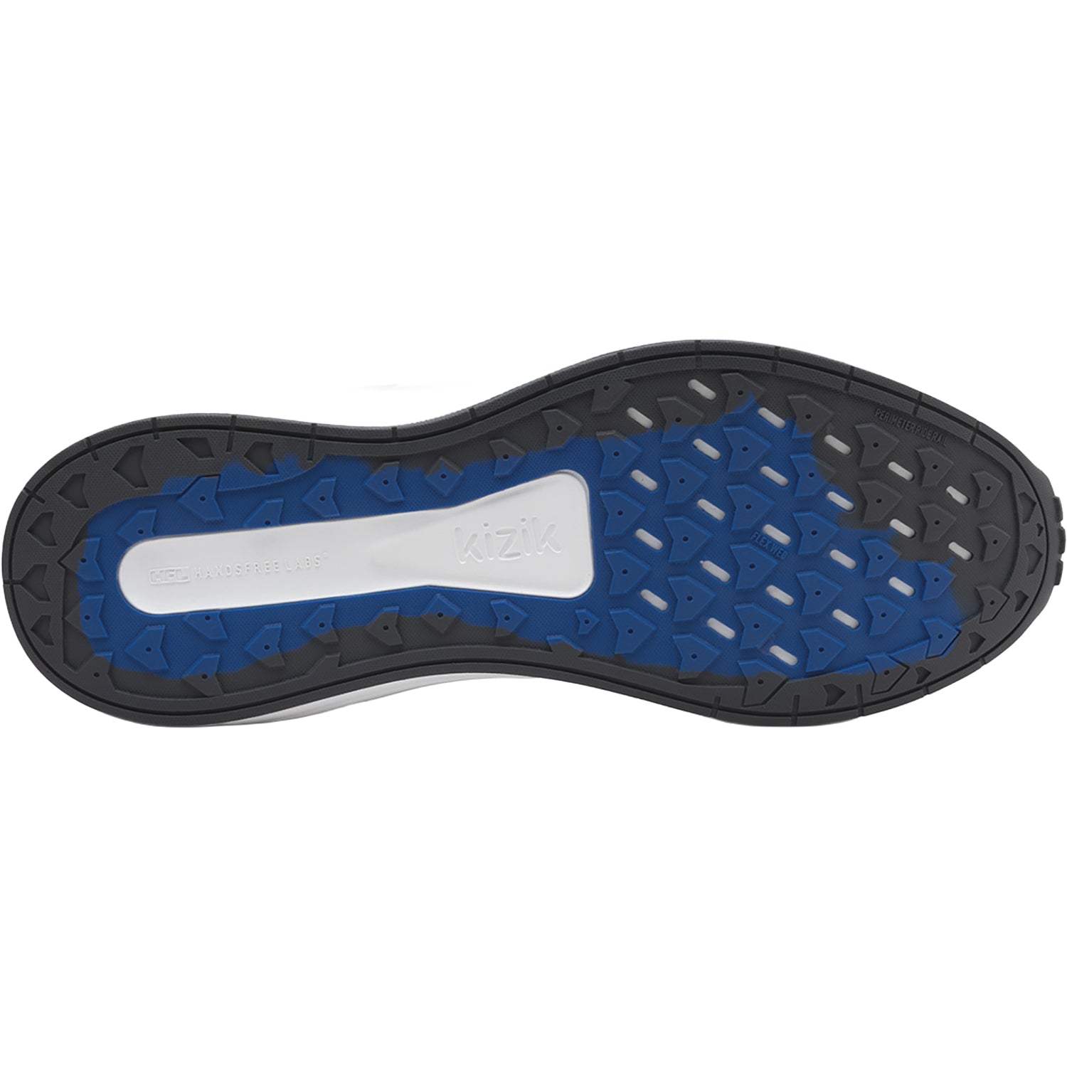 Mens Kizik Kizik Freedom Run Men's Athletic Shoes Alloy/Blue Alloy/Blue