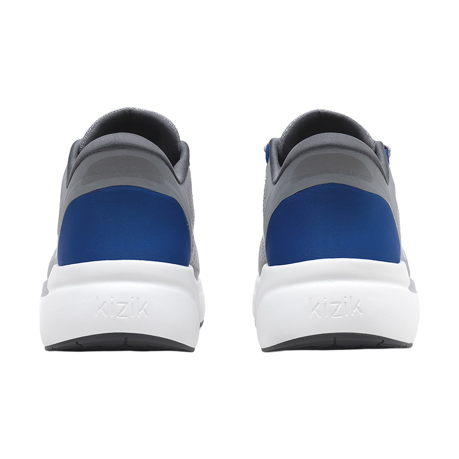 Mens Kizik Kizik Freedom Run Men's Athletic Shoes Alloy/Blue Alloy/Blue
