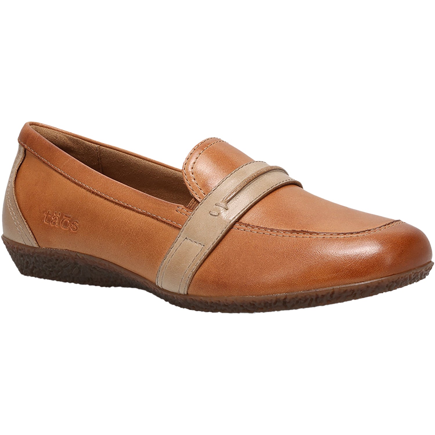 Womens Taos Taos Gabby Women's Slip Ons Caramel/Stone Caramel/Stone