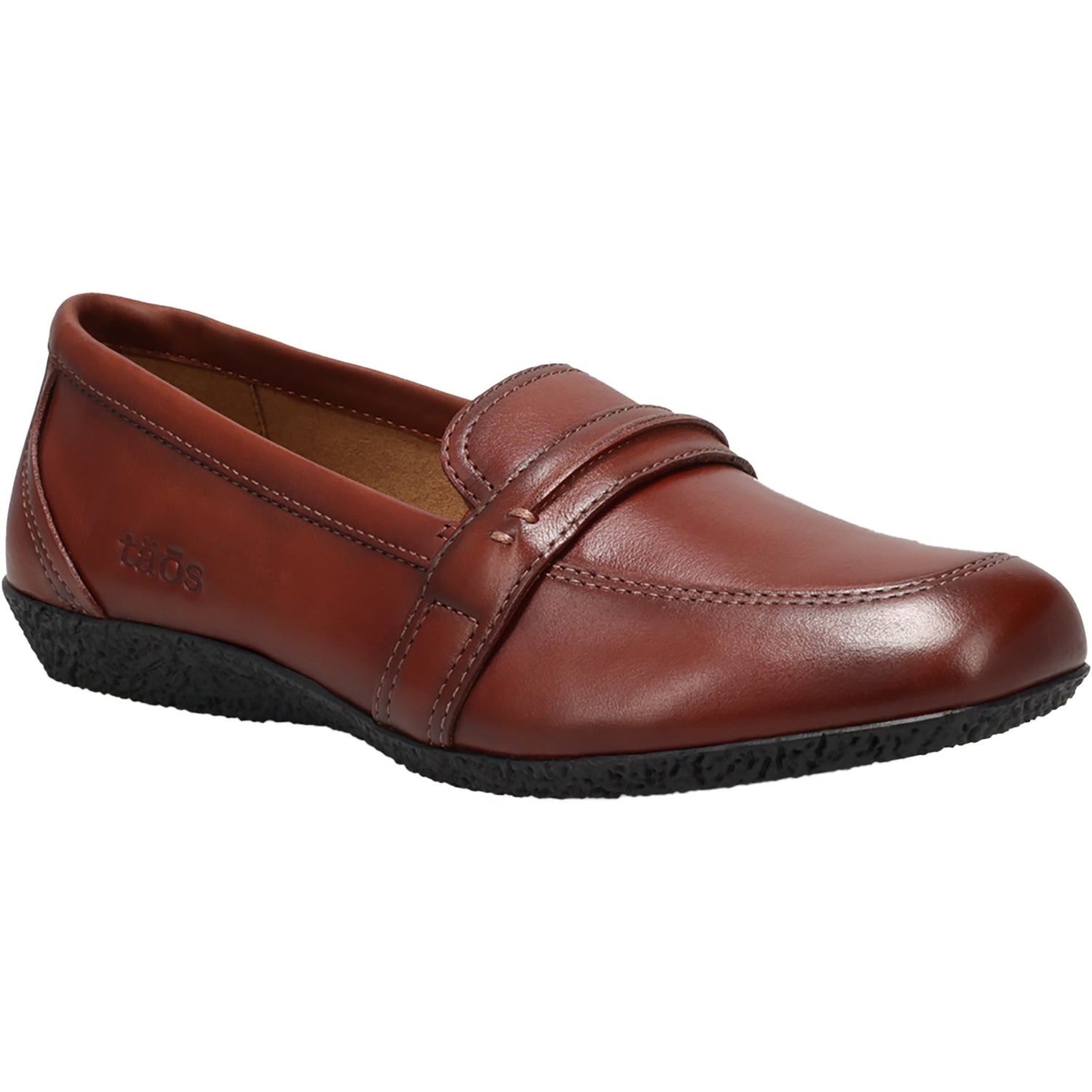 Womens Taos Taos Gabby Women's Slip Ons Cognac Leather Cognac Leather