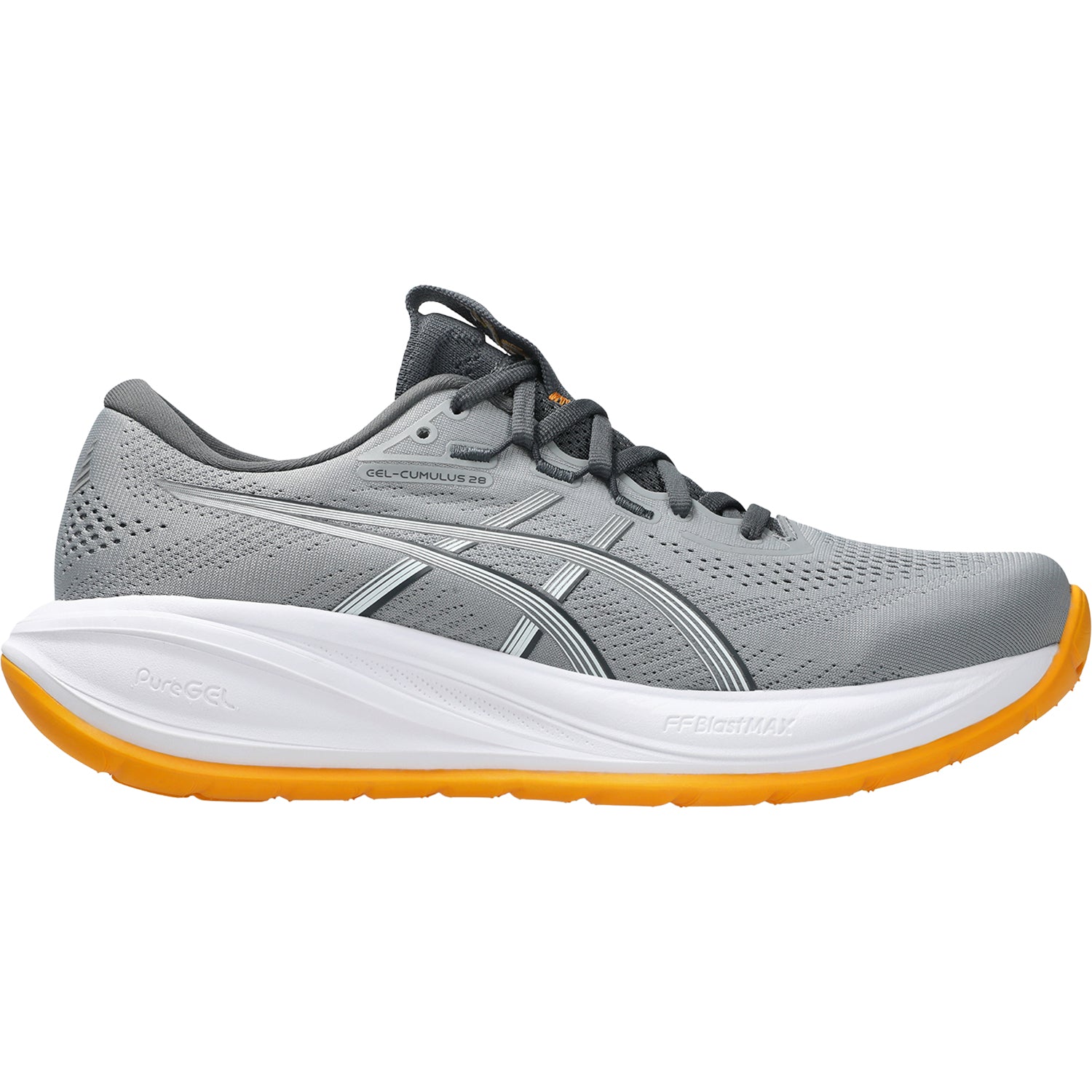 Mens Asics ASICS Gel-Cumulus 28 (Neutral Support) Men's Athletic Shoes Gravel/Arctic Blue Gravel/Arctic Blue