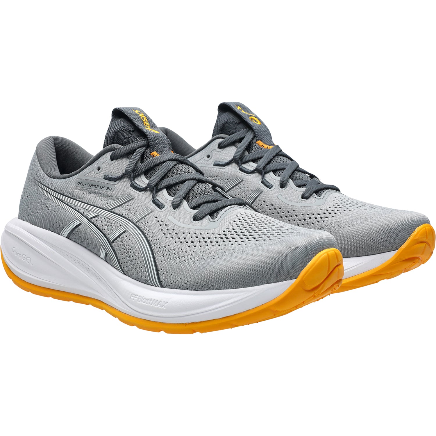 Mens Asics ASICS Gel-Cumulus 28 (Neutral Support) Men's Athletic Shoes Gravel/Arctic Blue Gravel/Arctic Blue