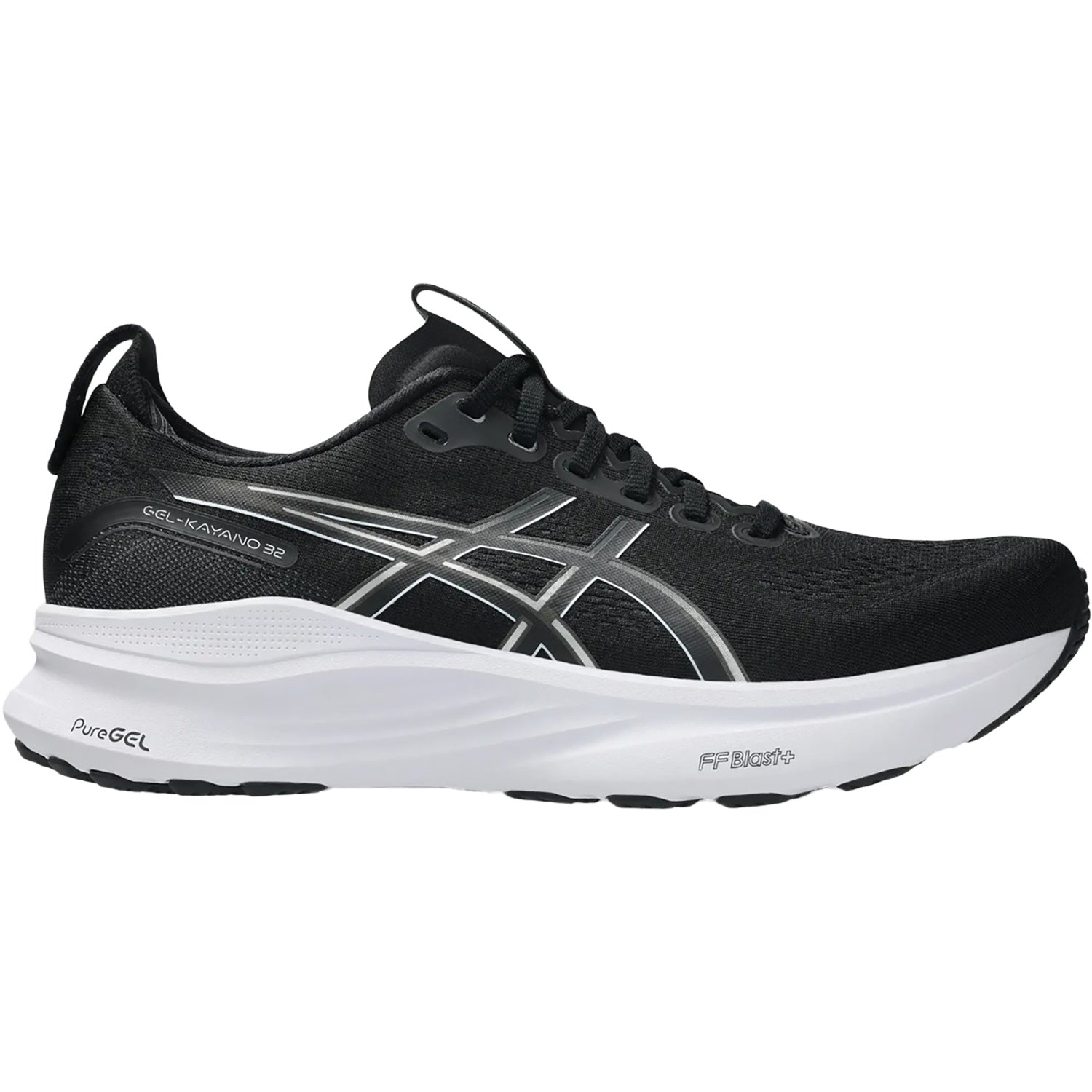 Mens Asics ASICS Gel-Kayano 32 Men's Athletic Shoes Black/White Black/White