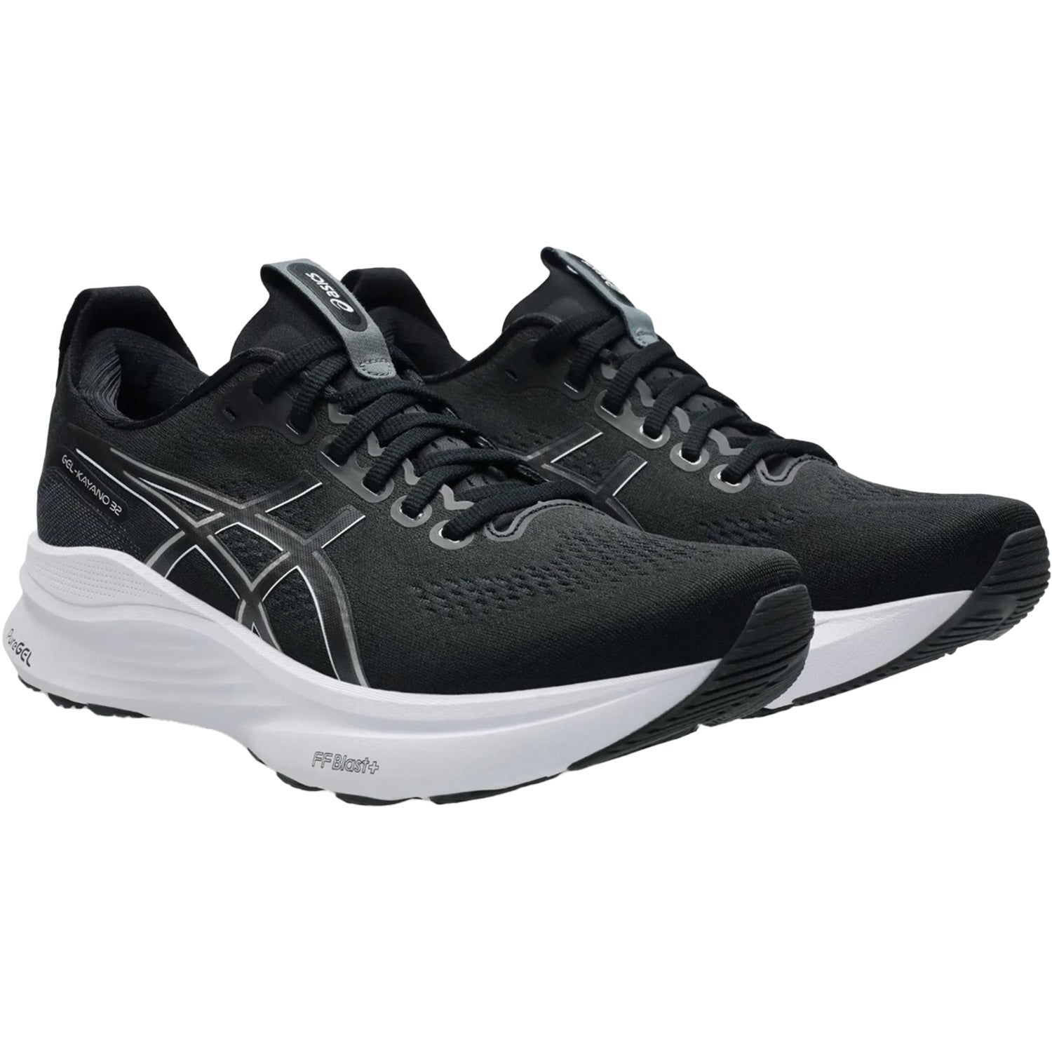 Mens Asics ASICS Gel-Kayano 32 Men's Athletic Shoes Black/White Black/White