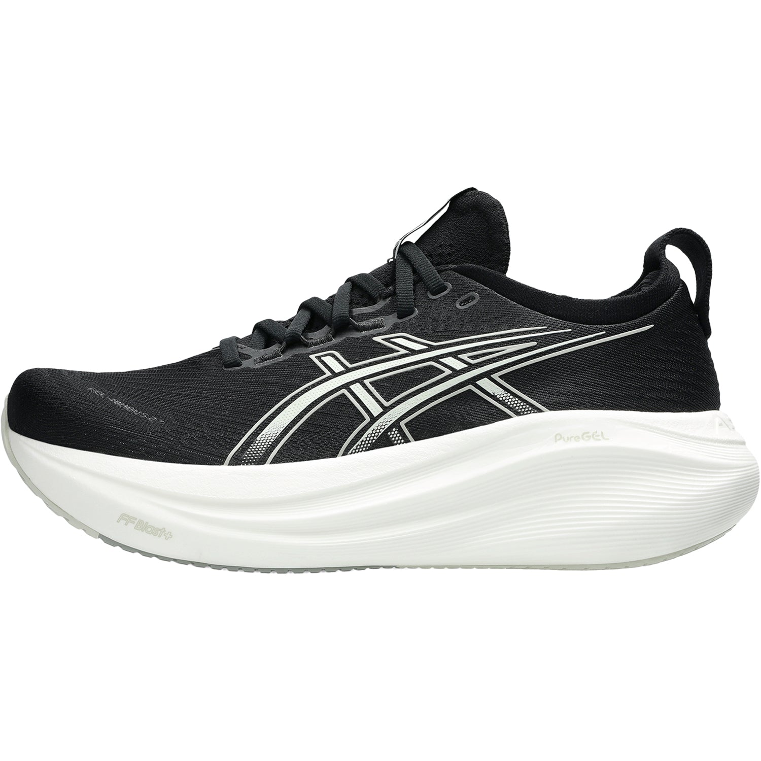 Womens Asics Women’s ASICS Gel Nimbus 27 Black/Lake Grey (Neutral Support) Black/Lake Grey