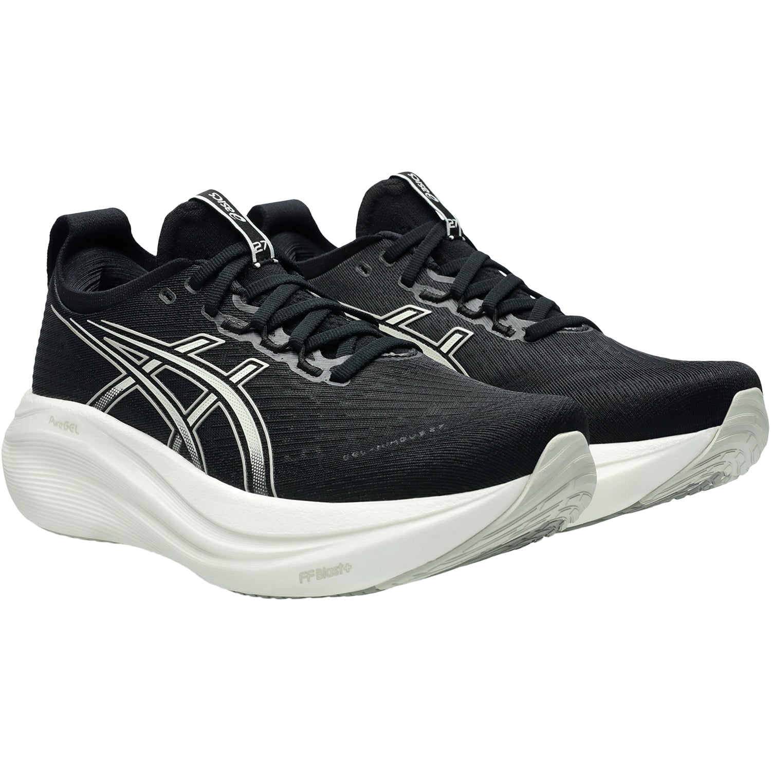 Womens Asics Women’s ASICS Gel Nimbus 27 Black/Lake Grey (Neutral Support) Black/Lake Grey