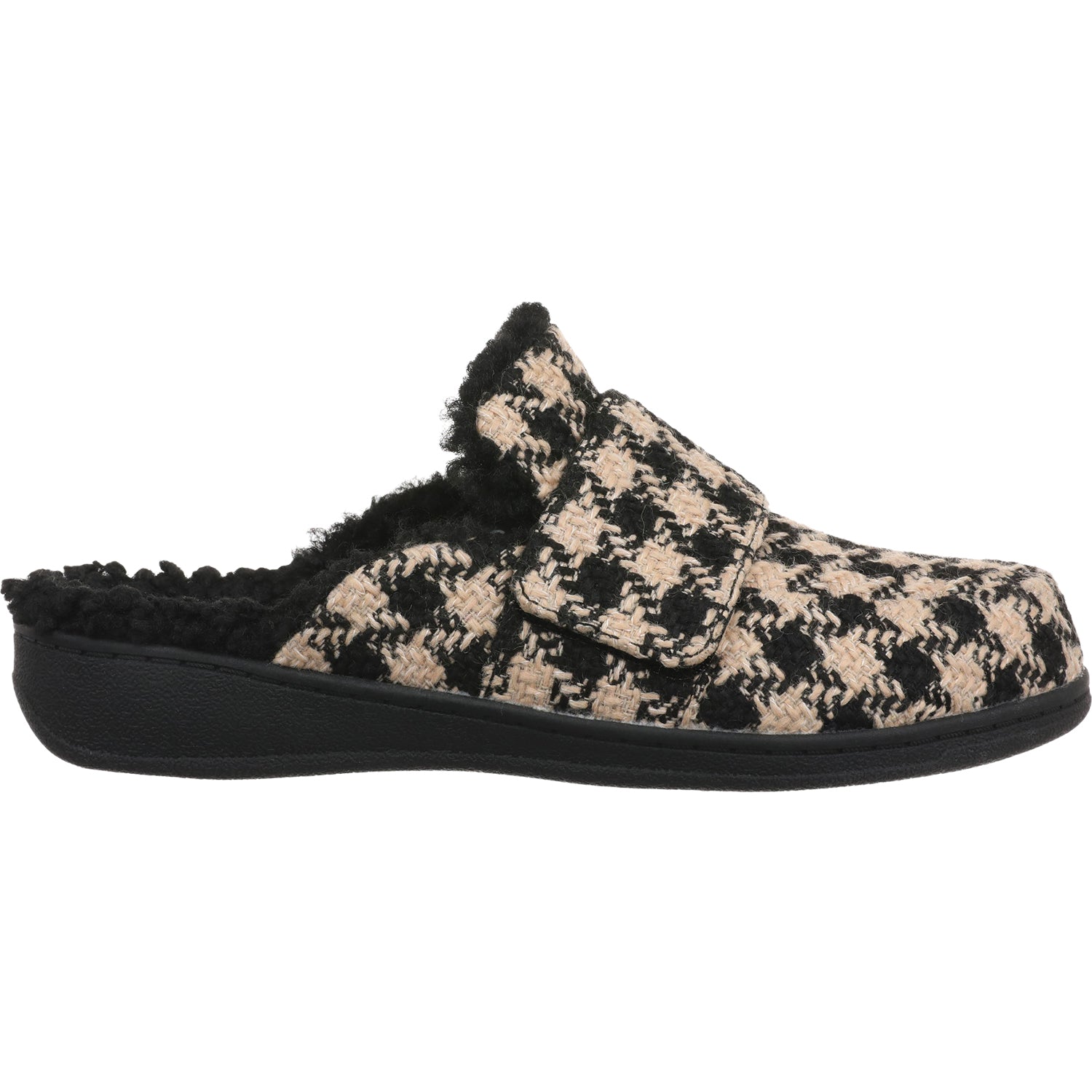 Womens Vionic Women's Vionic Gemma II Black/Cream Houndstooth Black/Cream Houndstooth