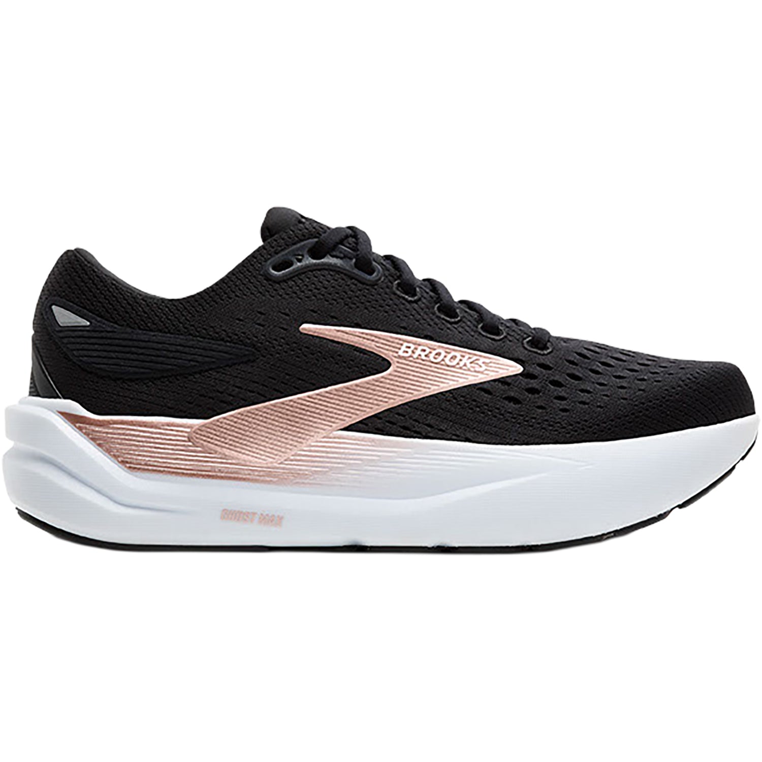 (取寄) ブルックス レディース ゴースト マックス 3 Brooks women Ghost Max 3 Black/Black/Rose Gold Women's Brooks Ghost Max 3 Black/Black/Rosegold (Neutral Support