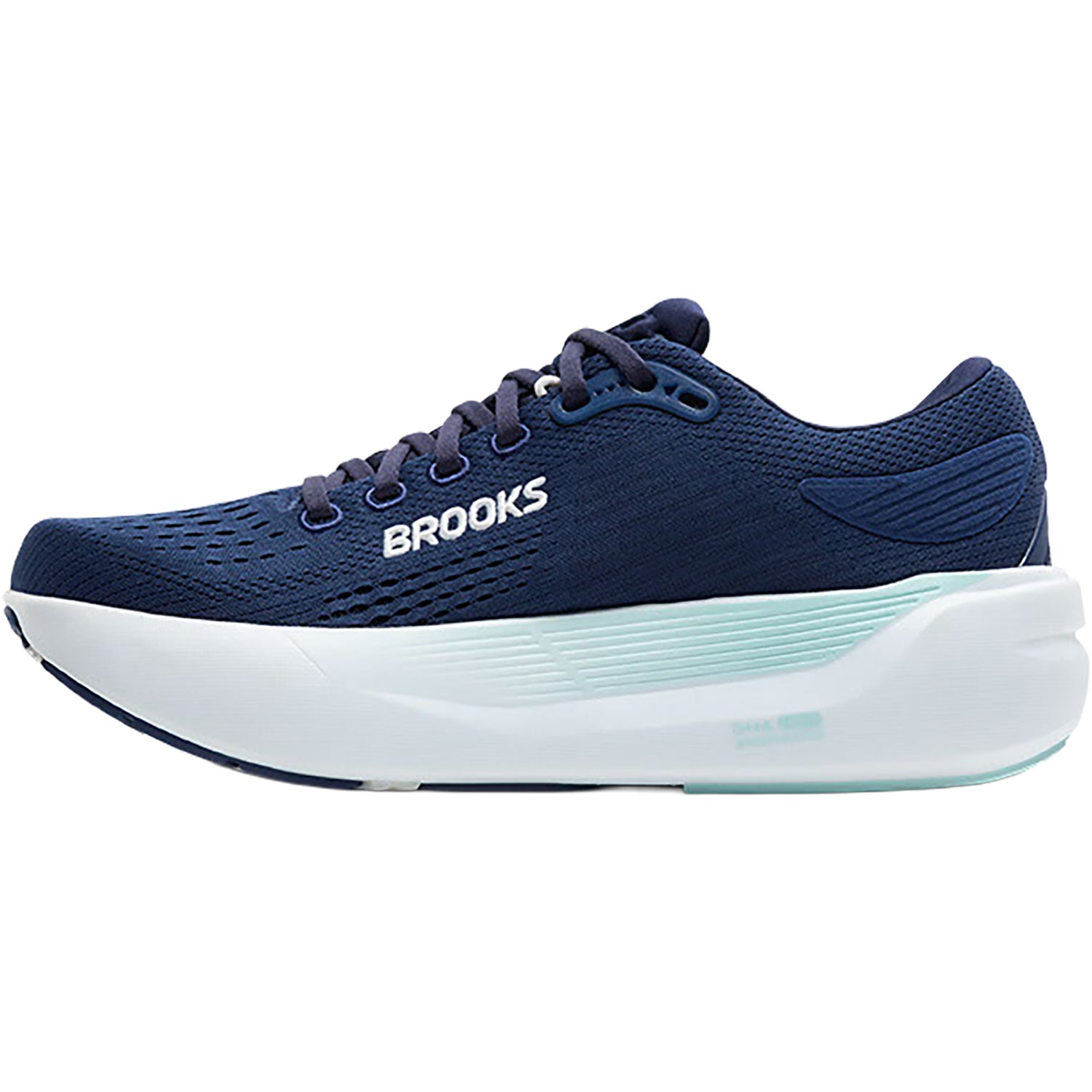 Womens Brooks Brooks Ghost Max 3 (Neutral Support) Women's Running Shoes Navy/Peacoat/Clearwater Navy/Peacoat/Clearwater