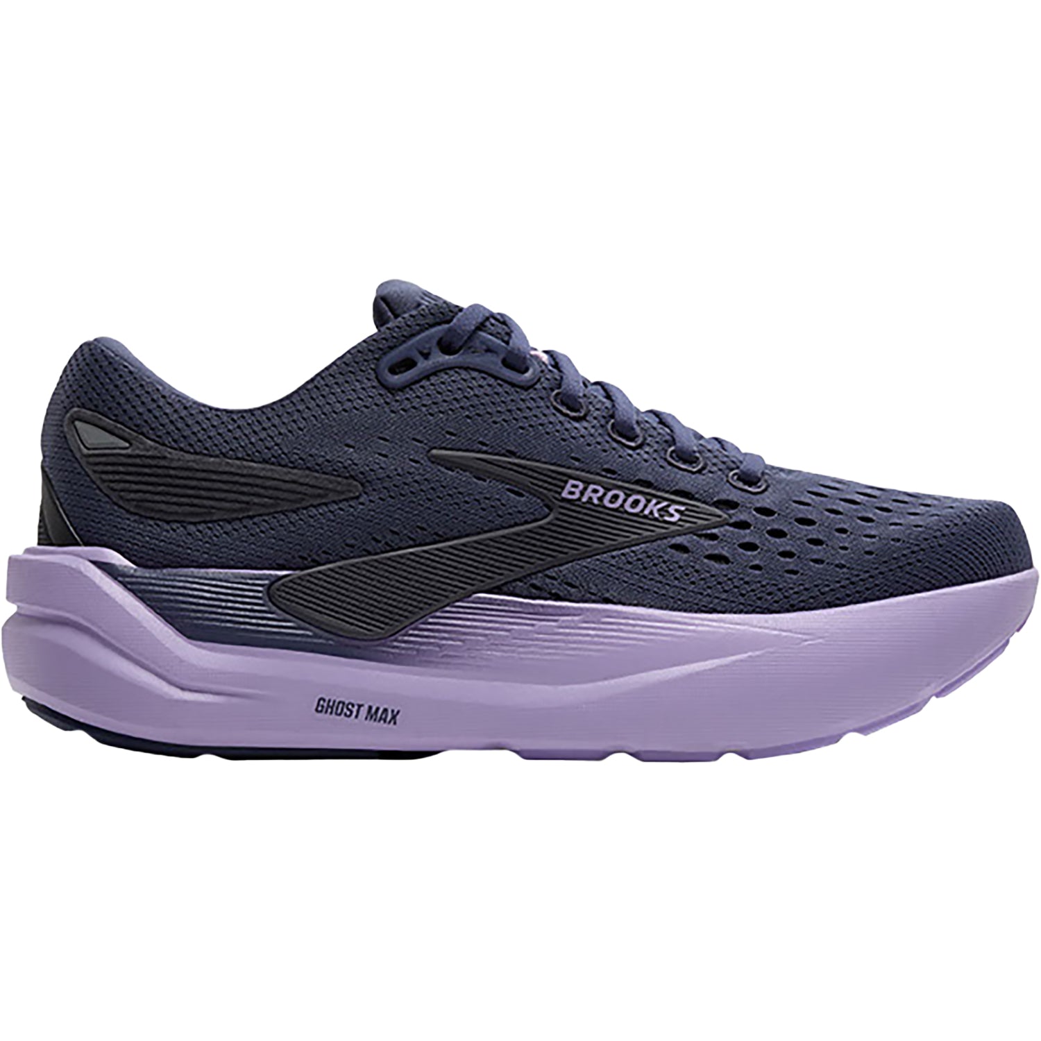 Women's Brooks Ghost Max Night Shadow/Ebony/Purple (Neutral Support)