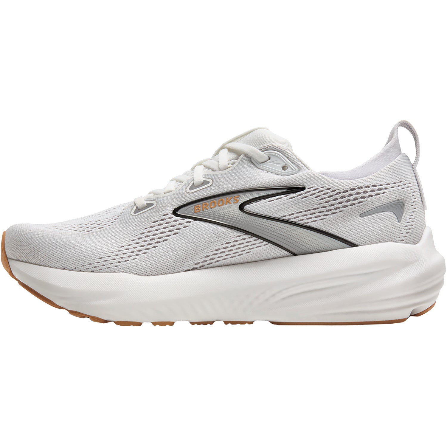 Womens Brooks Brooks Glycerin 22 (Neutral Support) Women's Athletic Shoes White/Grey/Black White/Grey/Black