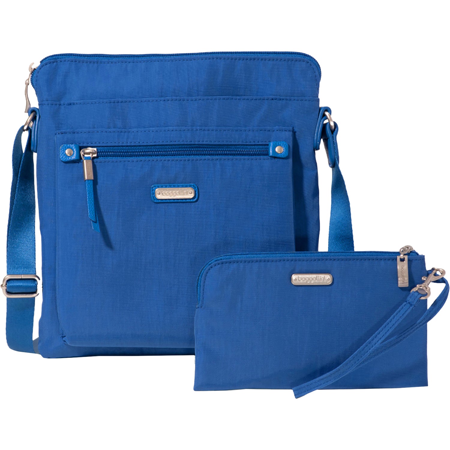 Womens Baggallini Baggallini Go Bagg with RFID Wristlet Lapis Lapis