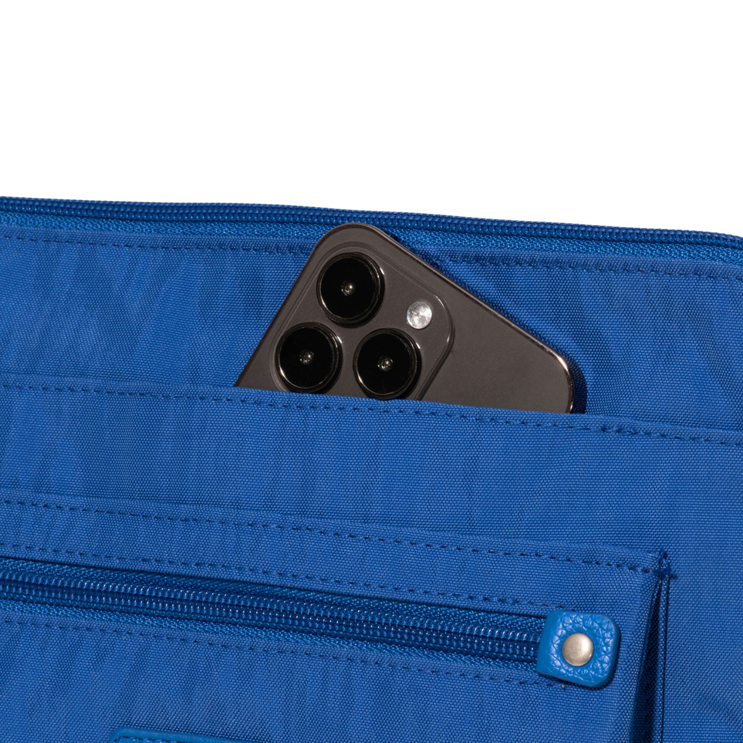 Womens Baggallini Baggallini Go Bagg with RFID Wristlet Lapis Lapis