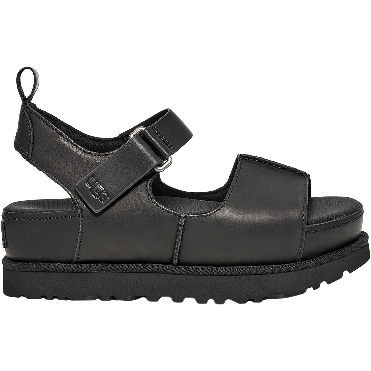 【美品】UGG Goldenstar Hi / 24cm ブラック UGG Goldenstar Hi Slide Women's Slide Sandals Black – Footwear etc. 靴