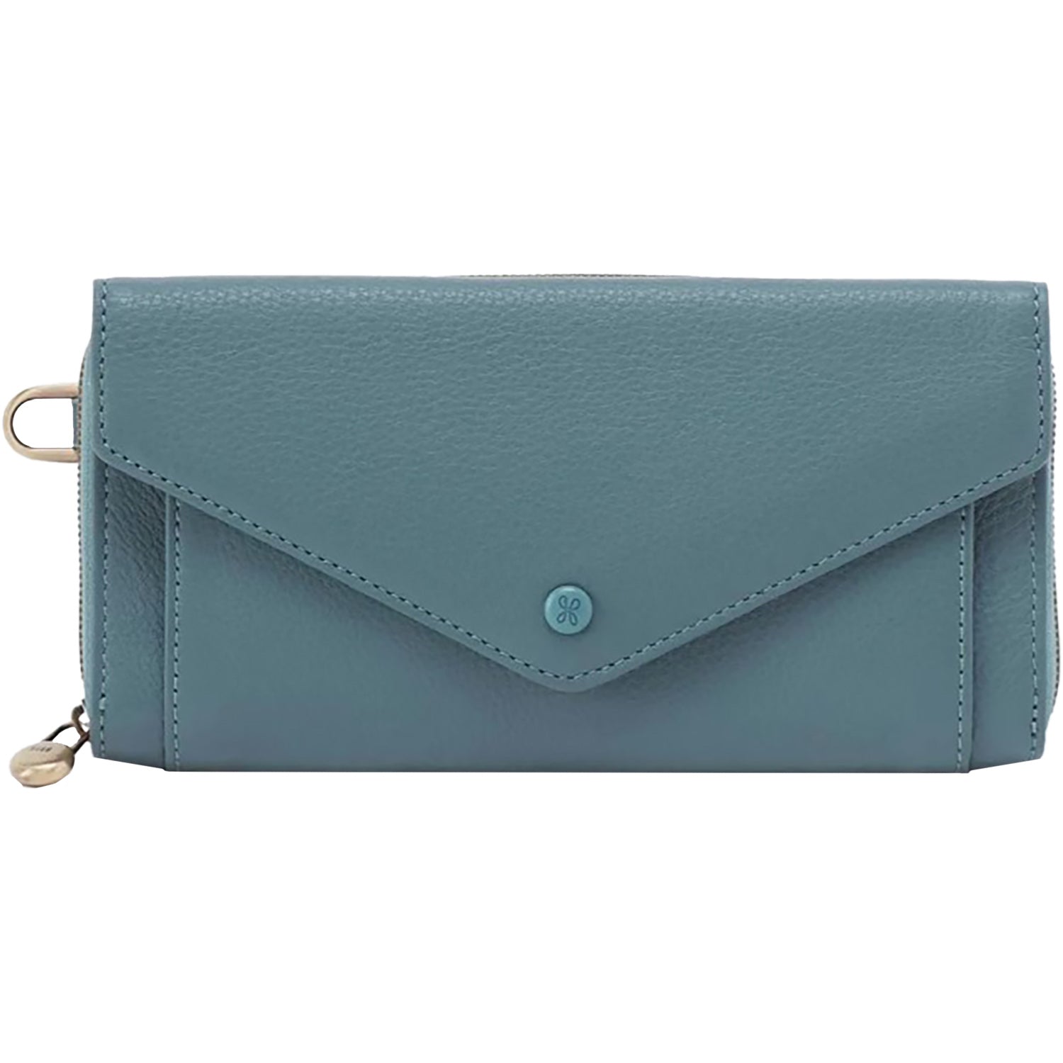 Hobo Goldie Large Wallet Agave Leaf Pebbled Leather