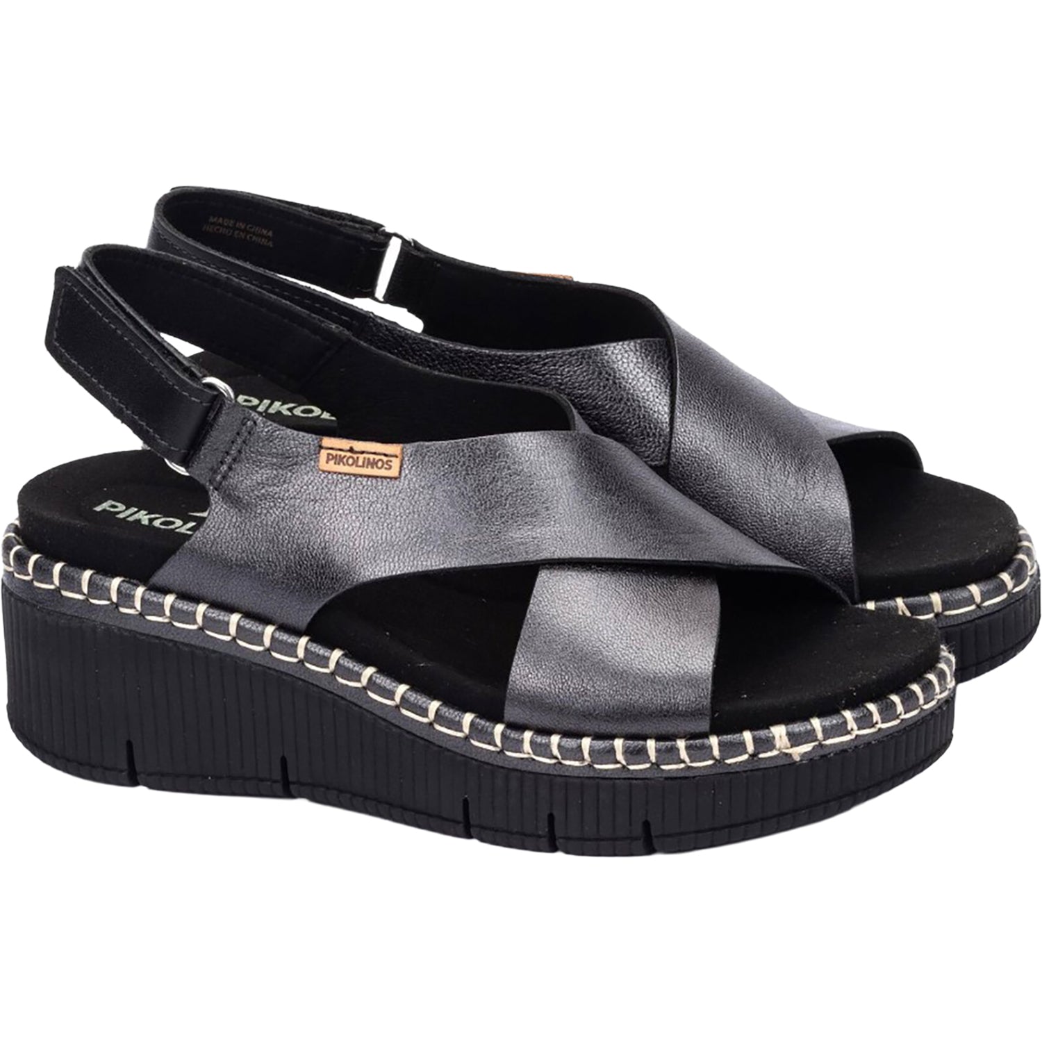 Womens Pikolinos Pikolinos Gomera W0K-0606CLC1 Women's Wedge Sandals Calcita Calcita