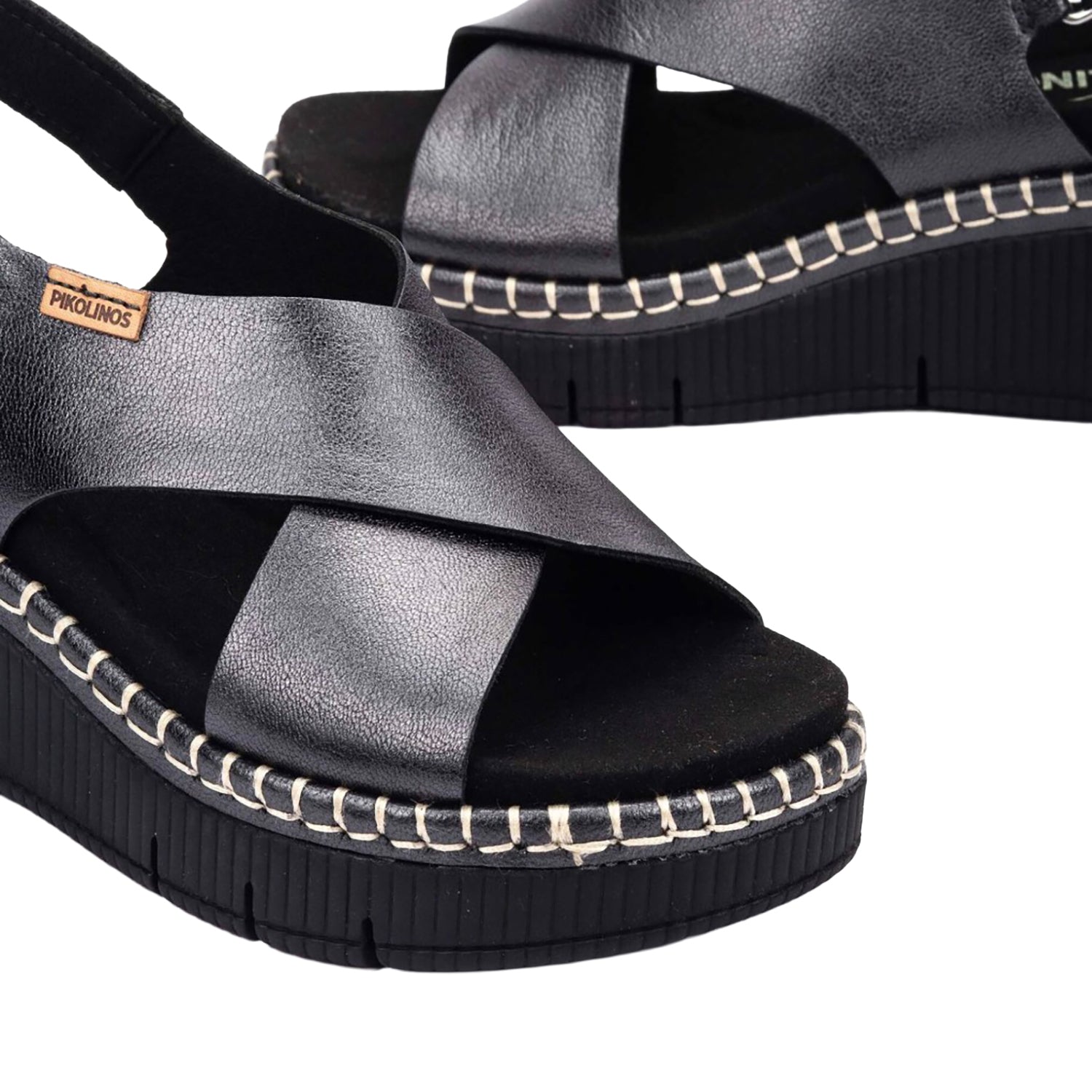 Womens Pikolinos Pikolinos Gomera W0K-0606CLC1 Women's Wedge Sandals Calcita Calcita
