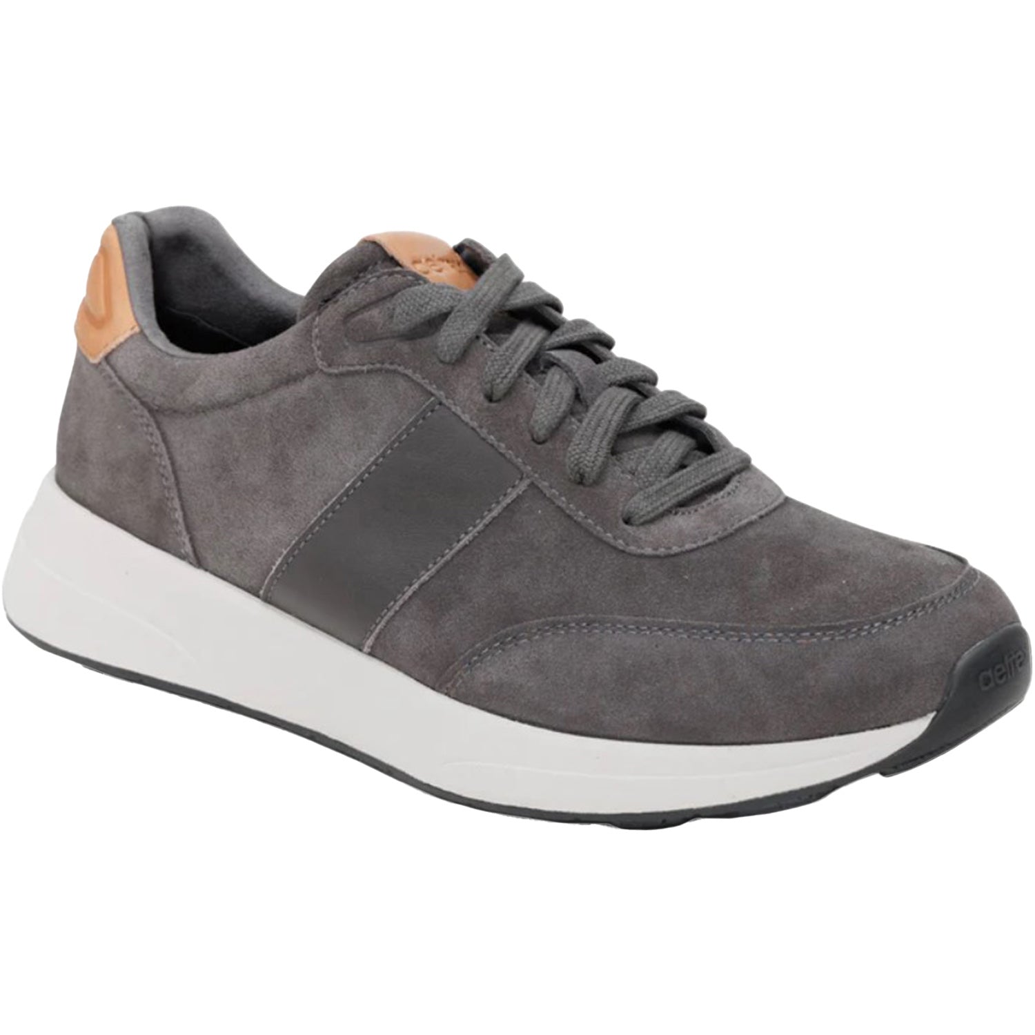 Mens Aetrex Aetrex Graham Men's Lace Up Shoes Charcoal Charcoal