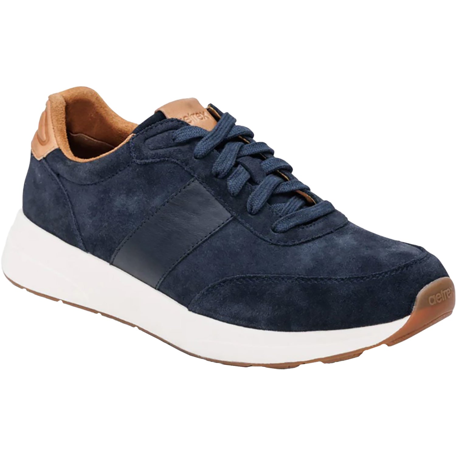 Mens Aetrex Aetrex Graham Men's Lace Up Shoes Navy Aetrex Graham | Men's Casual Lace-Up | Footwear etc.