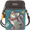 Womens Chala Chala Cat Cellphone Crossbody Handbag Turquoise Turquoise