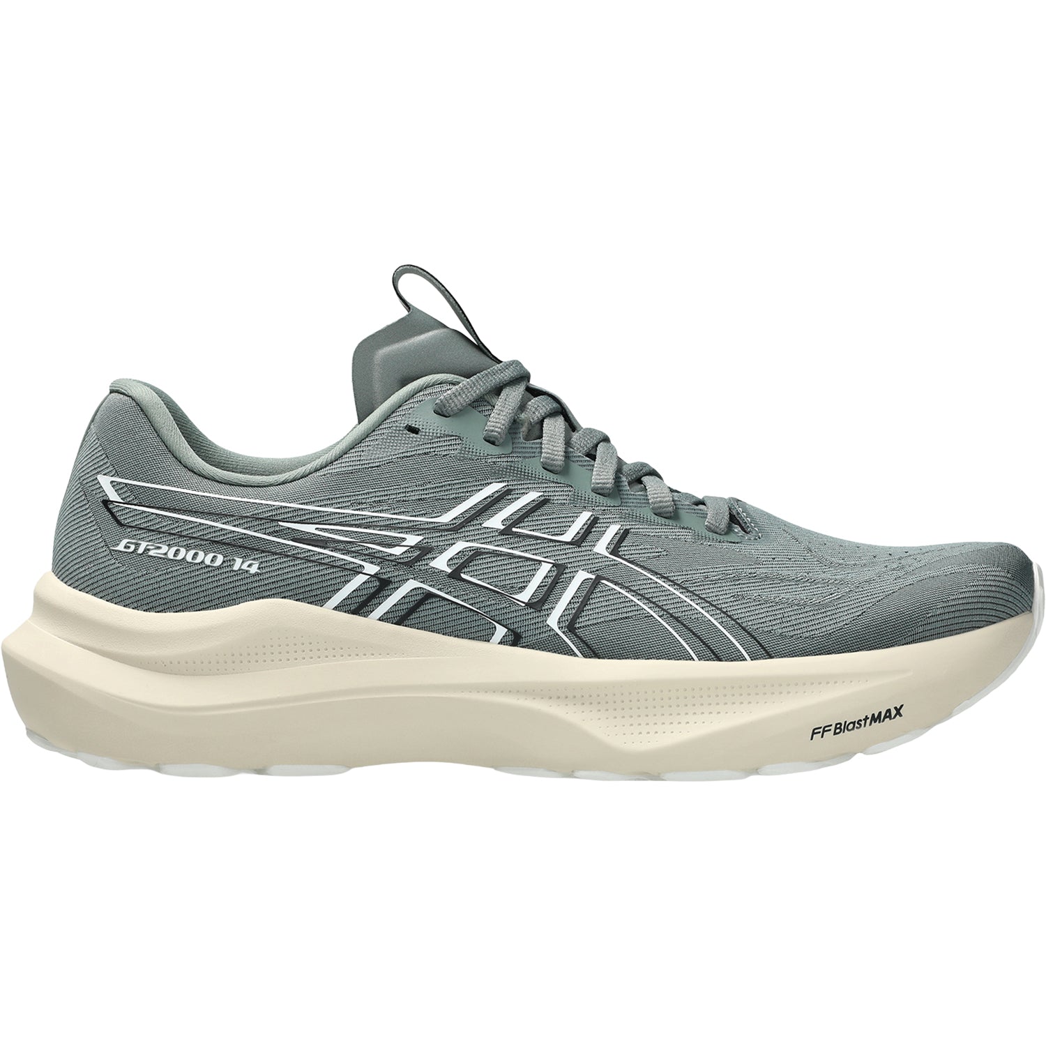 Mens Asics ASICS GT-2000 14 (Stability Support) Men's Athletic Shoes Monument/White Monument/White
