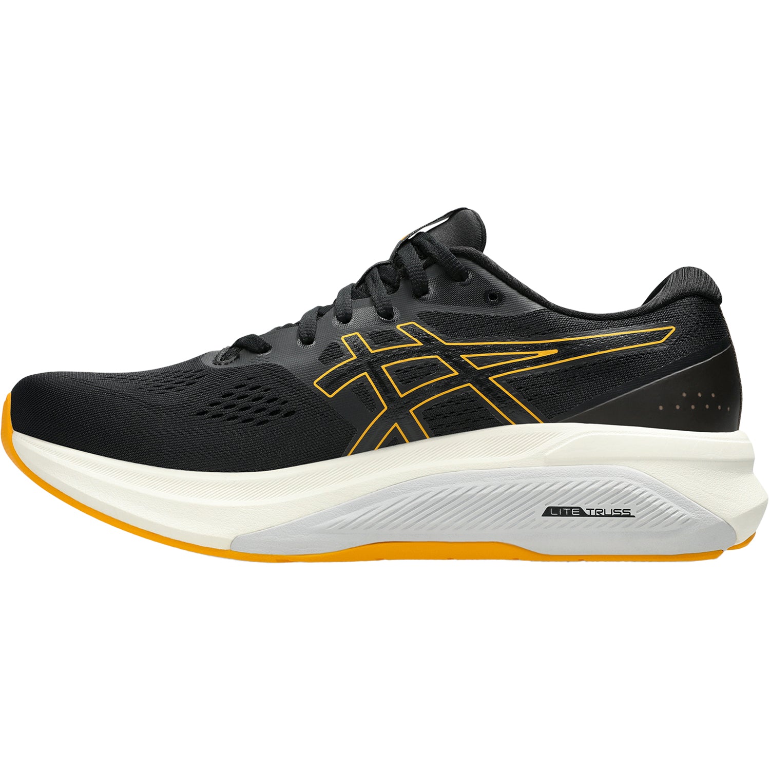 Mens Asics ASICS GT-4000 4 (Stability Support) Men's Athletic Shoes Black/Amber Black/Amber