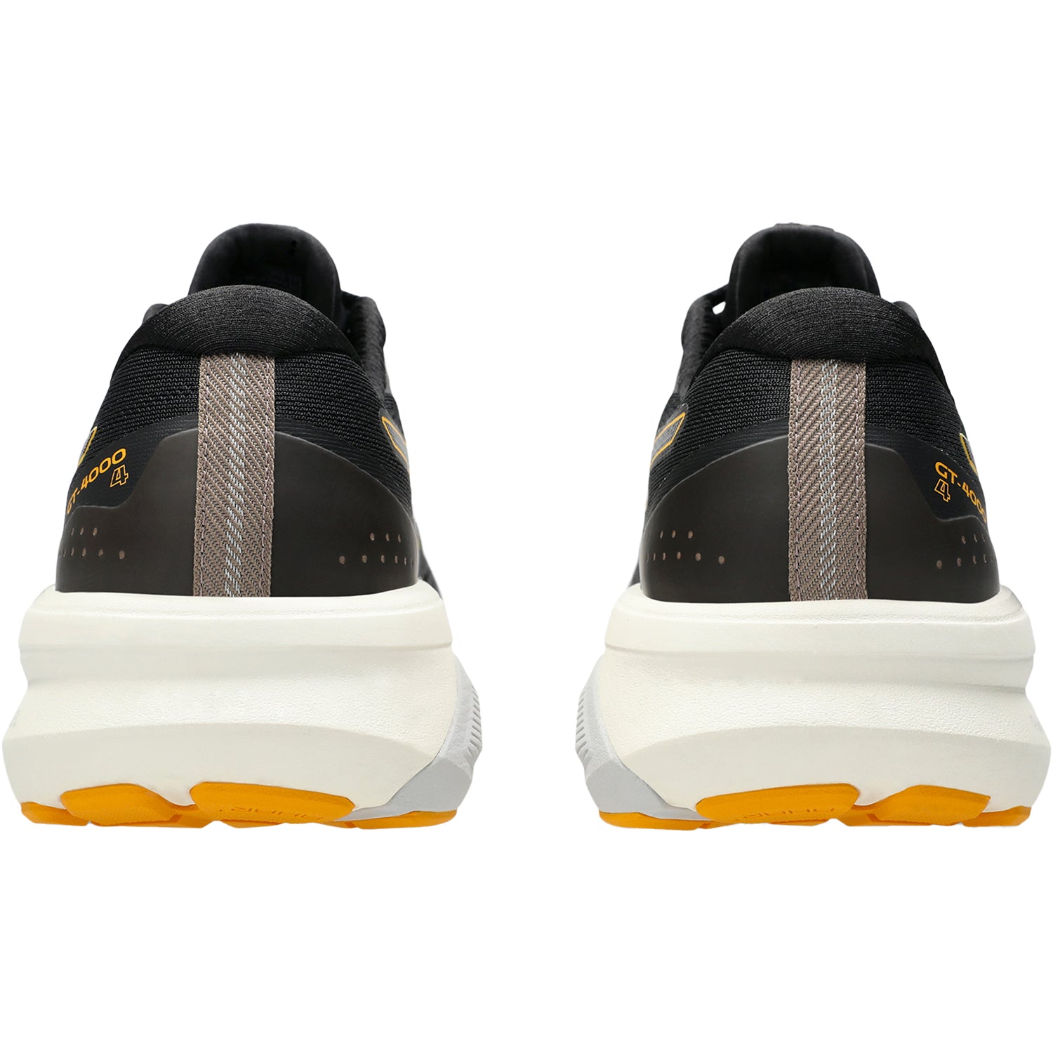 Mens Asics ASICS GT-4000 4 (Stability Support) Men's Athletic Shoes Black/Amber Black/Amber