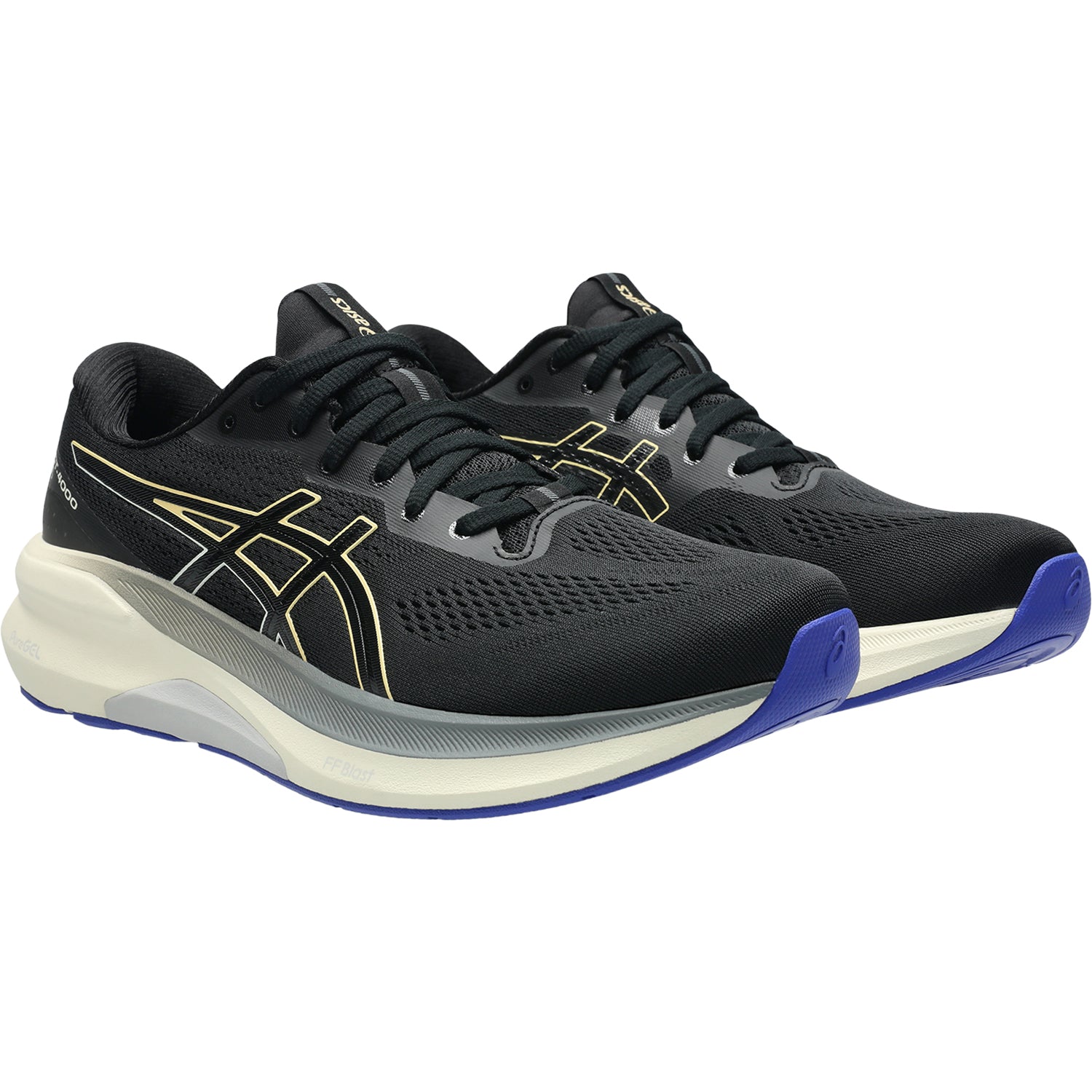 Mens Asics ASICS GT-4000 4 (Stability Support) Men's Athletic Shoes Black/Light Orange Black/Light Orange