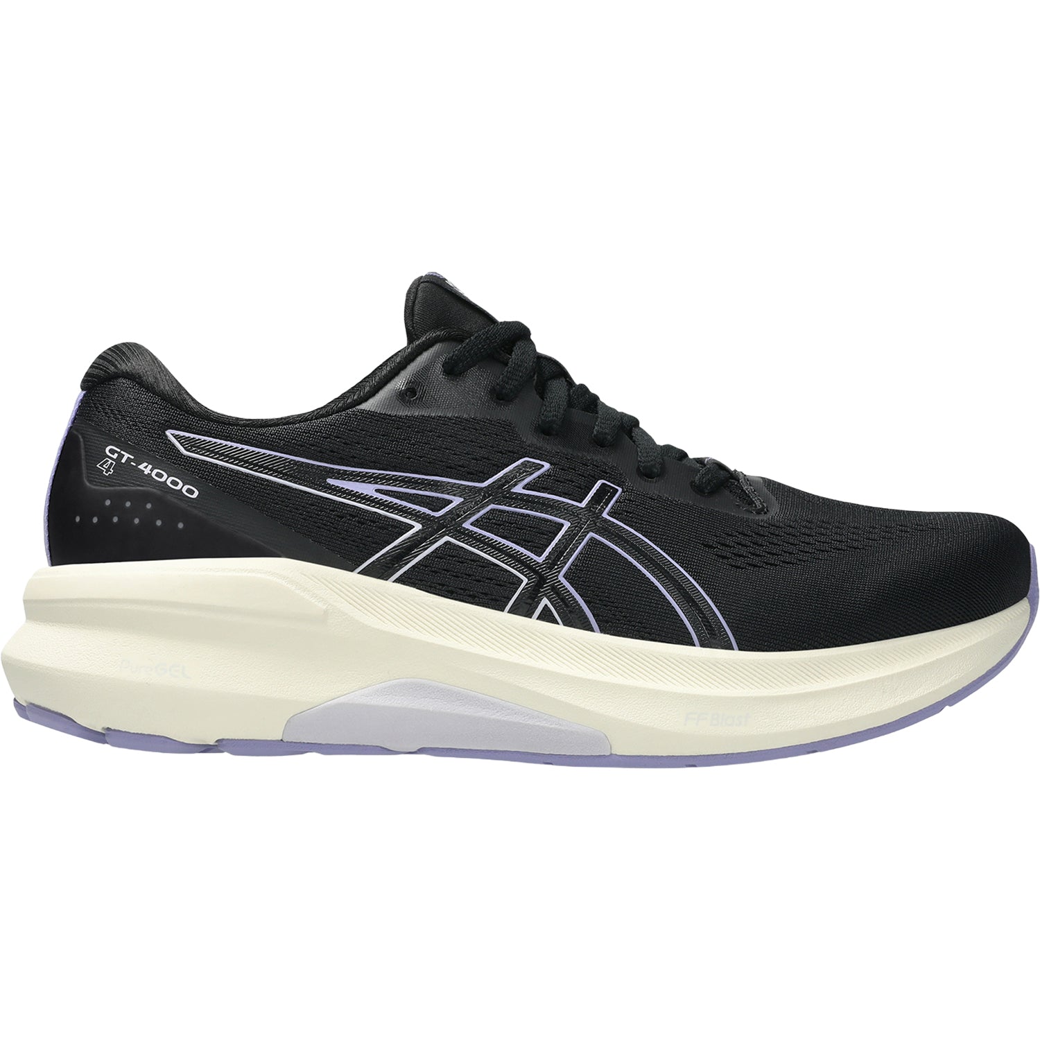 Womens Asics ASICS GT-4000 4 (Stability Support) Women's Athletic Shoes Black/Bluebell Black/Bluebell