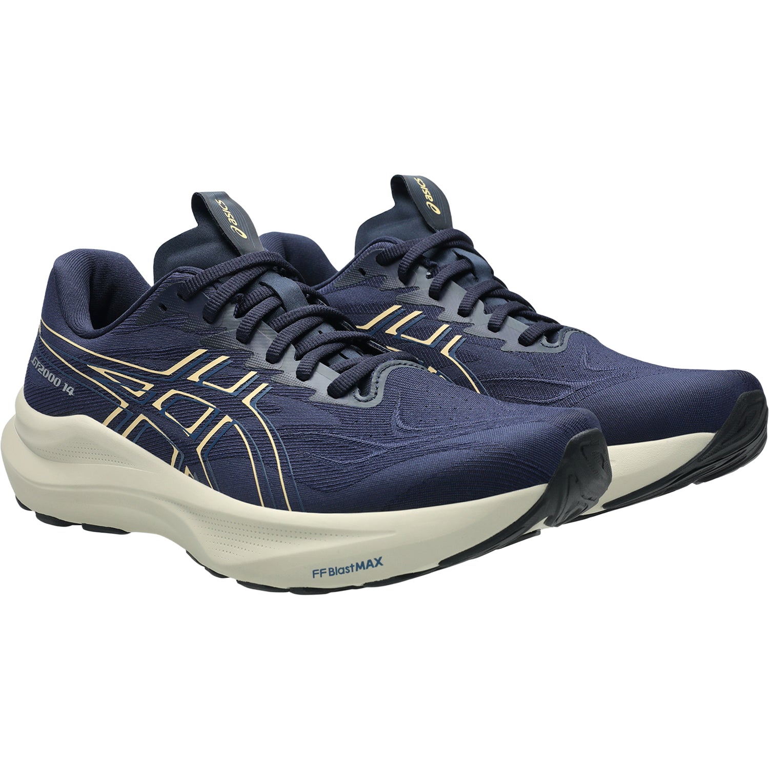 Mens Asics ASICS GT-2000 14 (Stability Support) Men's Athletic Shoes Midnight/Light Orange Midnight/Light Orange