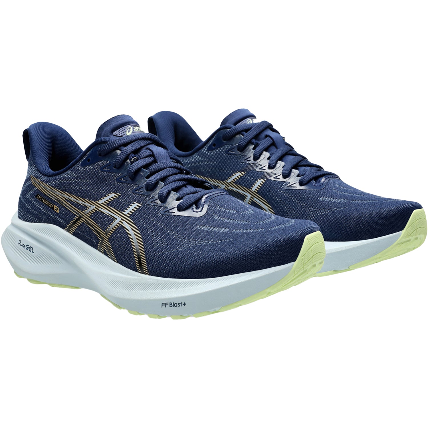 Womens Asics Women’s ASICS GT-2000 13 Blue Expanse/Champagne (Stability Support) Blue Expanse/Champagne