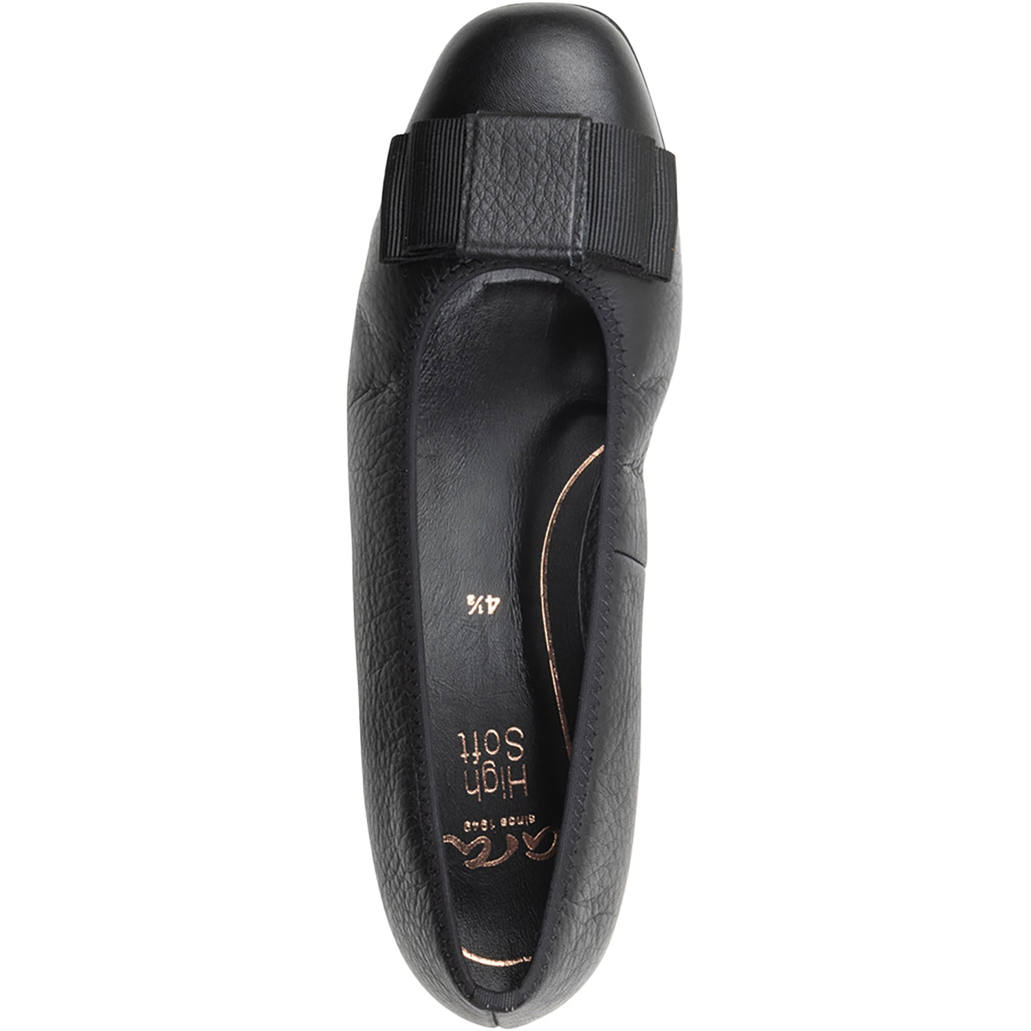 Womens Ara shoes Ara Garnet Women's Dress Heels Black Leather/Patent Black Leather/Patent