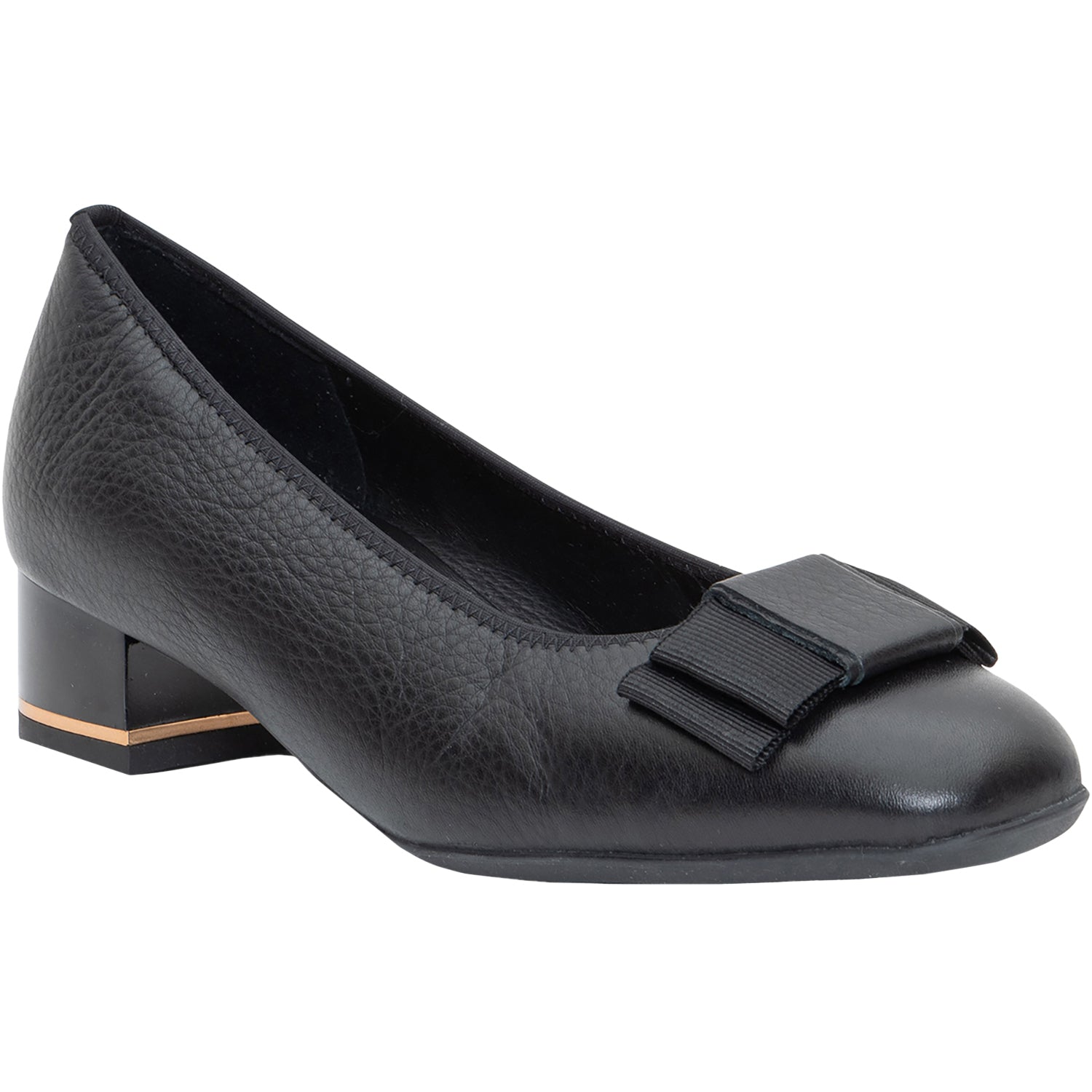 Womens Ara shoes Ara Garnet Women's Dress Heels Black Leather/Patent Black Leather/Patent